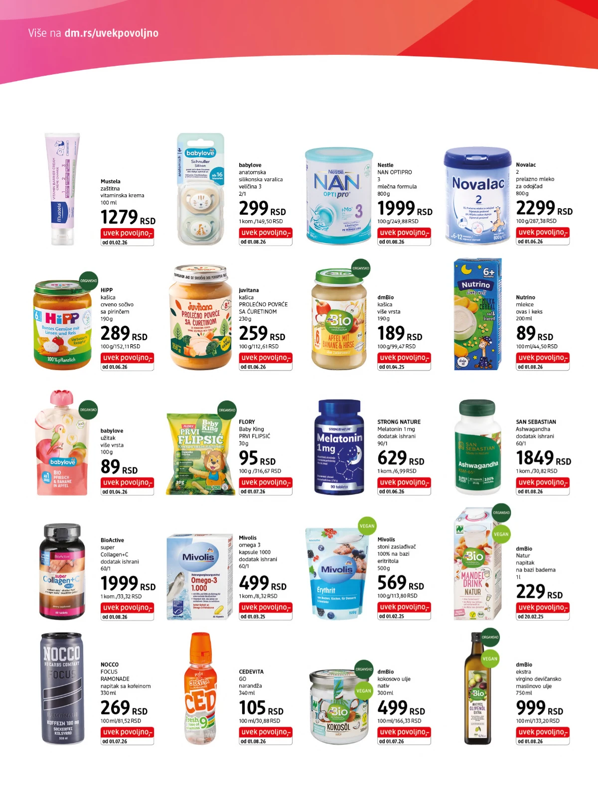 dm express katalog avgust 2026 – proizvodi i uvek povoljne cene na strani 6