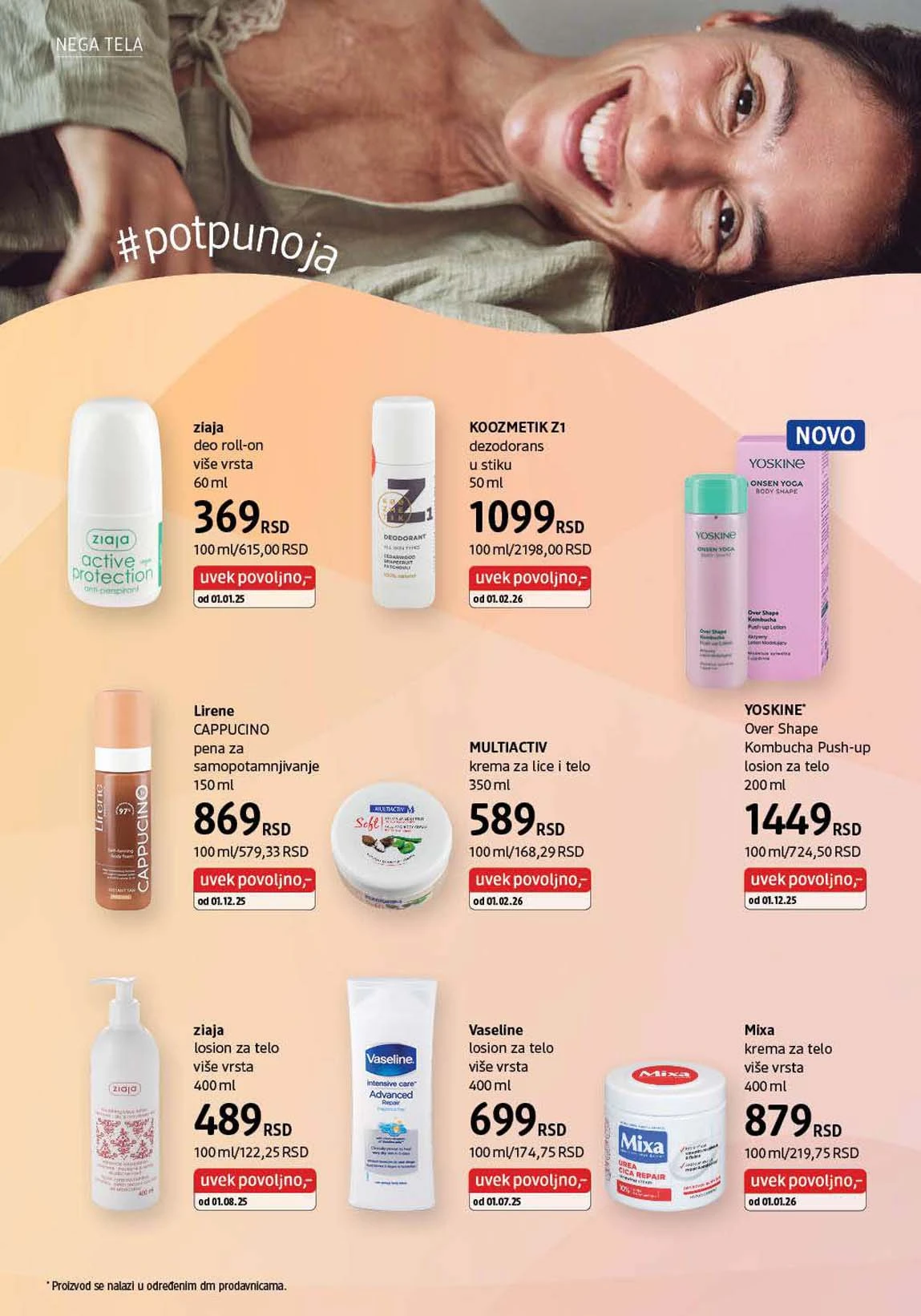 dm katalog akcija Srbija popusti na kozmetiku i negu do 28. februara 2026 – strana 26