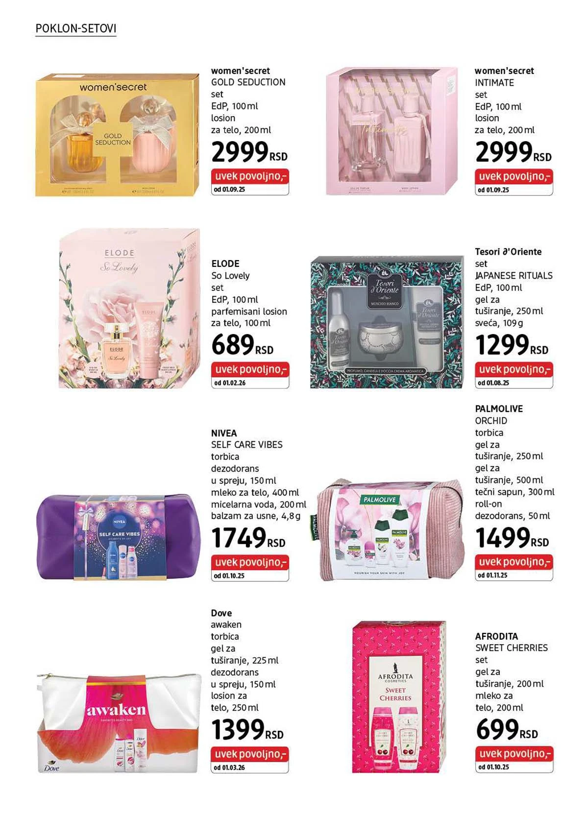 dm katalog akcija – kozmetika i nega Srbija mart 2026 – strana 6 dm katalog akcija Srbija popusti na kozmetiku i negu do 31. marta 2026. – strana 6