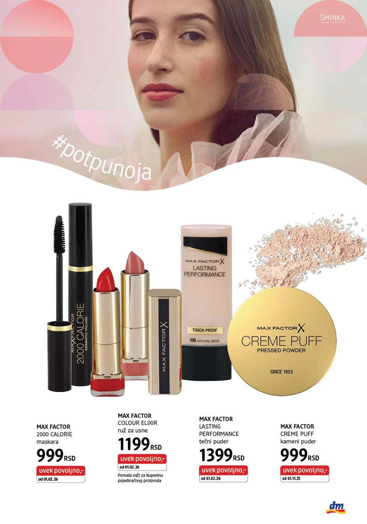 dm katalog akcija – kozmetika i nega Srbija mart 2026 – strana 9 dm katalog akcija Srbija popusti na kozmetiku i negu do 31. marta 2026. – strana 9