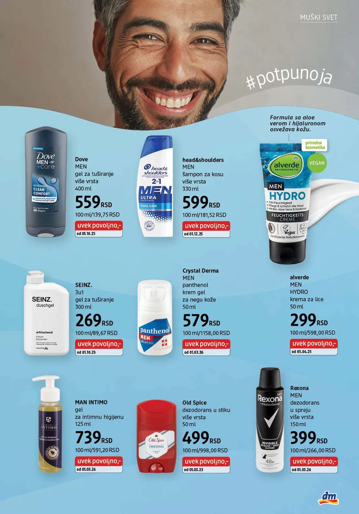dm katalog akcija – kozmetika i nega Srbija mart 2026 – strana 25 dm katalog akcija Srbija popusti na kozmetiku i negu do 31. marta 2026. – strana 25