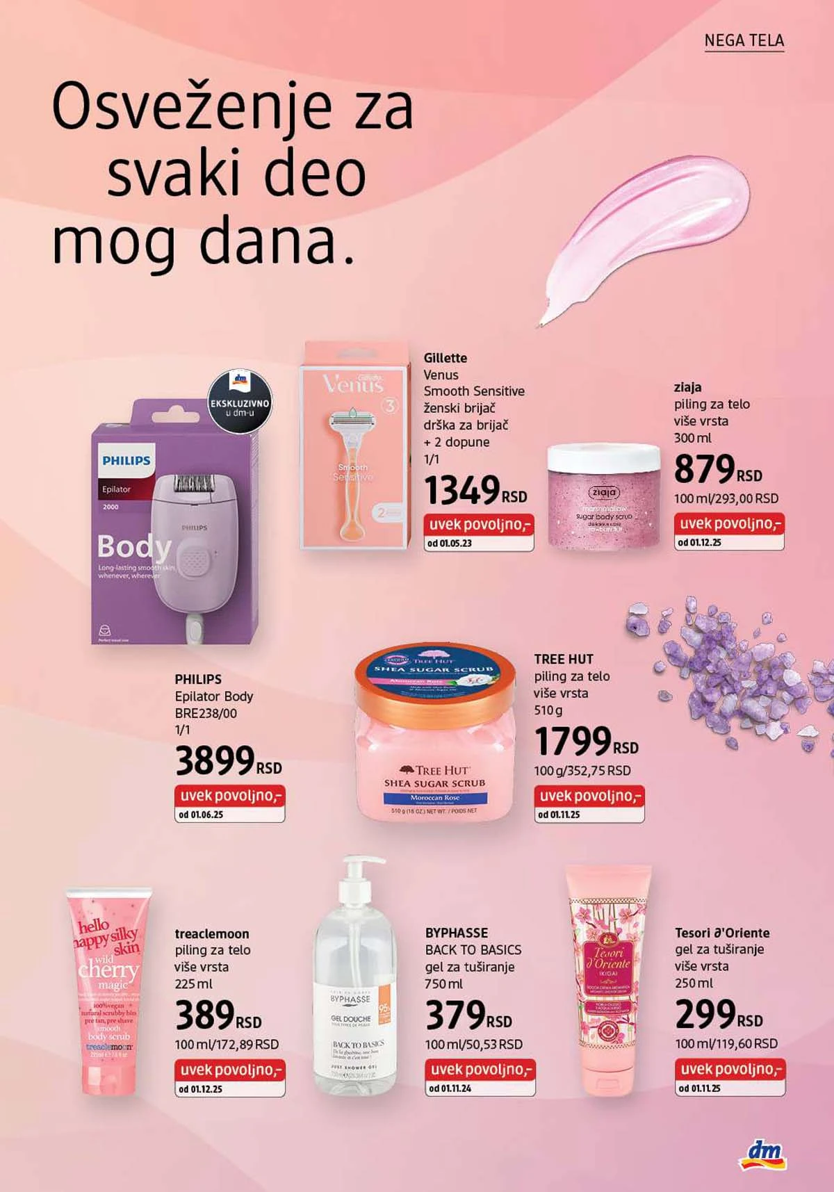 dm katalog akcija – kozmetika i nega Srbija mart 2026 – strana 27 dm katalog akcija Srbija popusti na kozmetiku i negu do 31. marta 2026. – strana 27