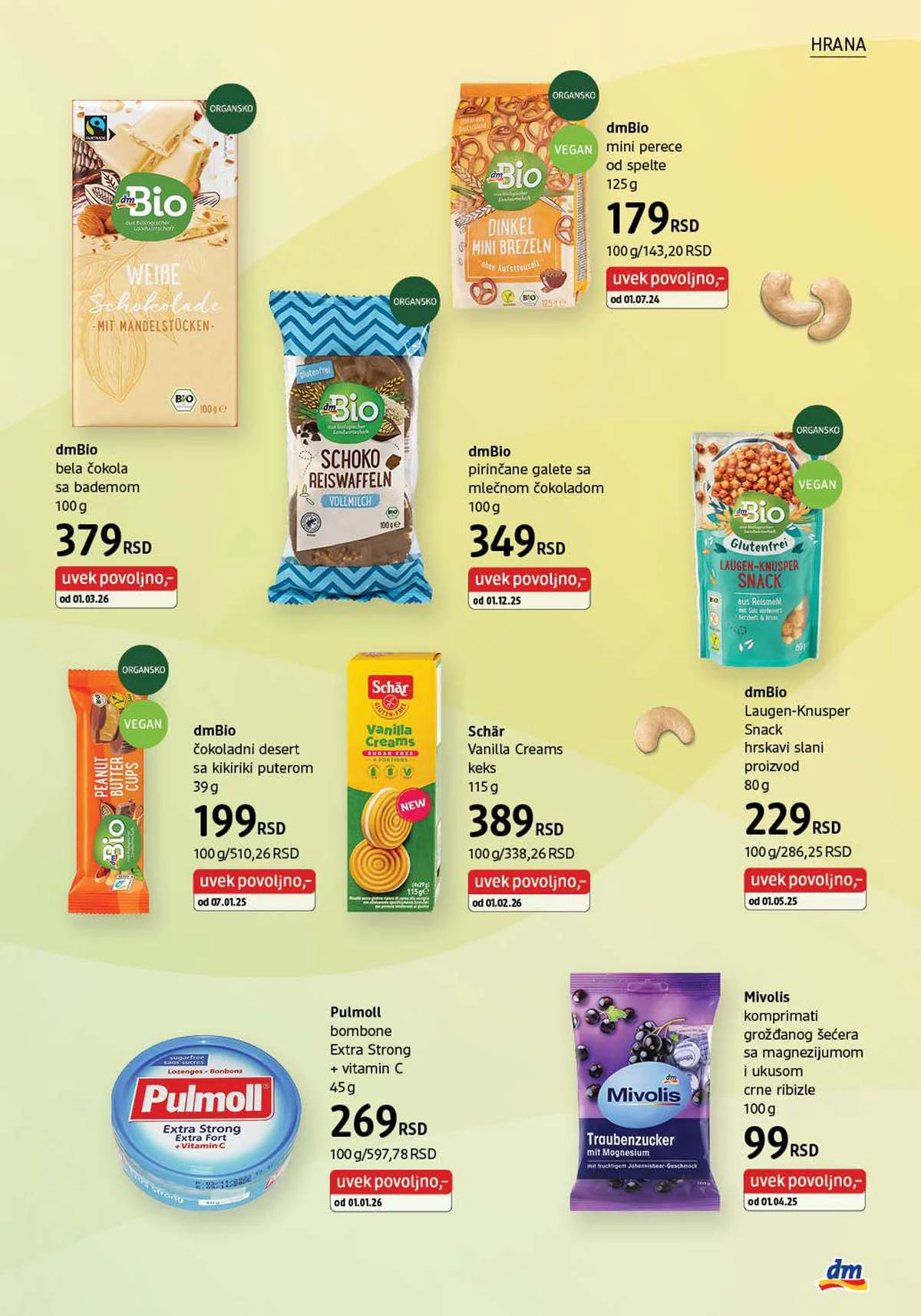 dm katalog akcija – kozmetika i nega Srbija mart 2026 – strana 35 dm katalog akcija Srbija popusti na kozmetiku i negu do 31. marta 2026. – strana 35