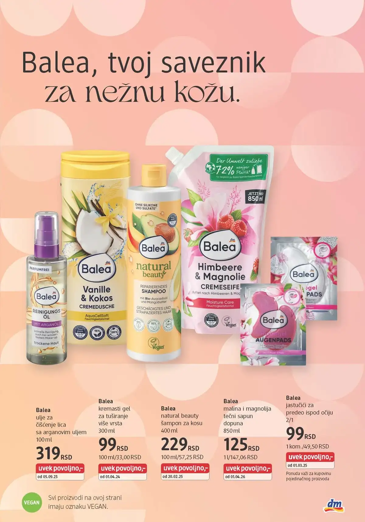 dm katalog akcija Srbija popusti na kozmetiku i negu do 30. aprila 2026. – strana 3