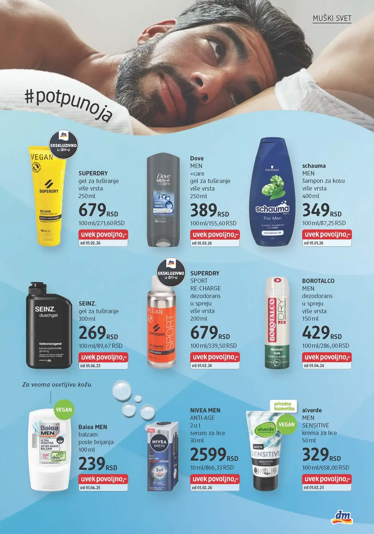 dm katalog akcija Srbija popusti na kozmetiku i negu do 30. aprila 2026. – strana 21
