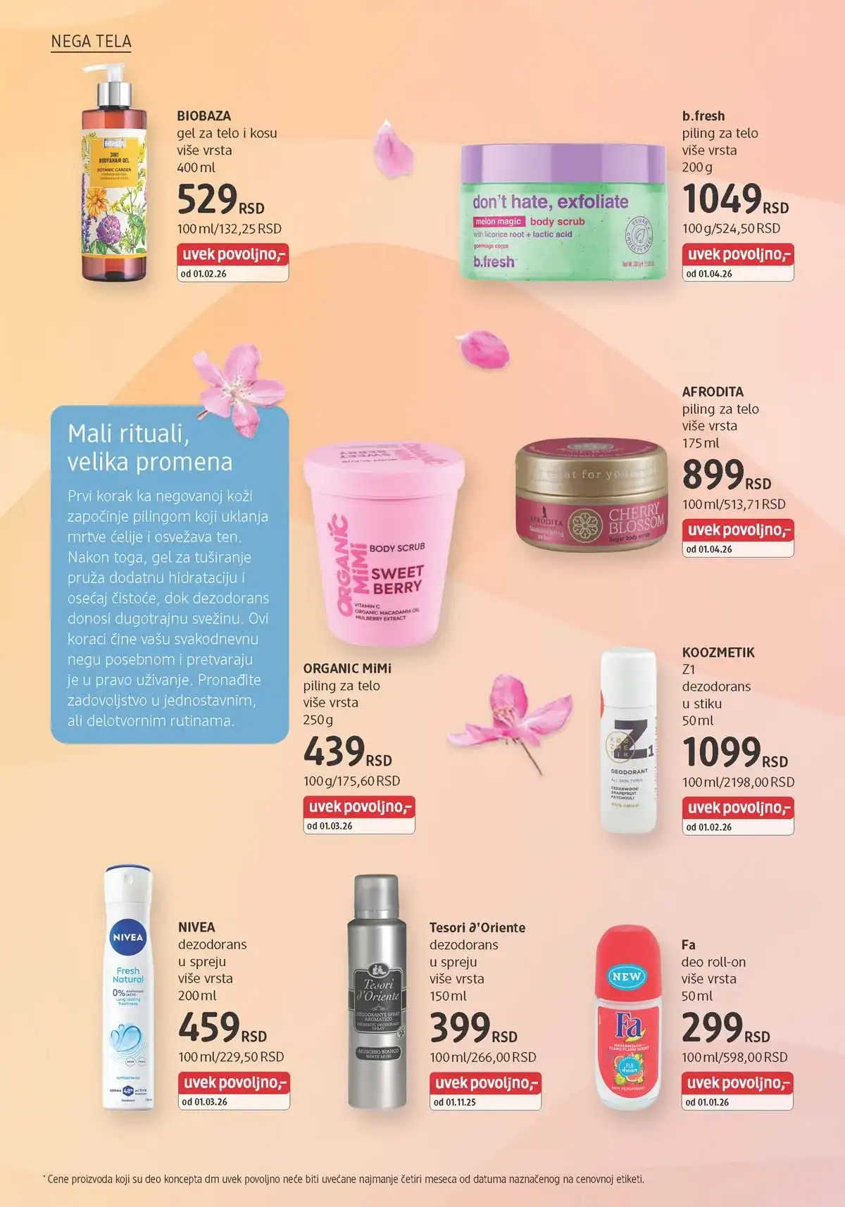 dm katalog akcija Srbija popusti na kozmetiku i negu do 30. aprila 2026. – strana 24