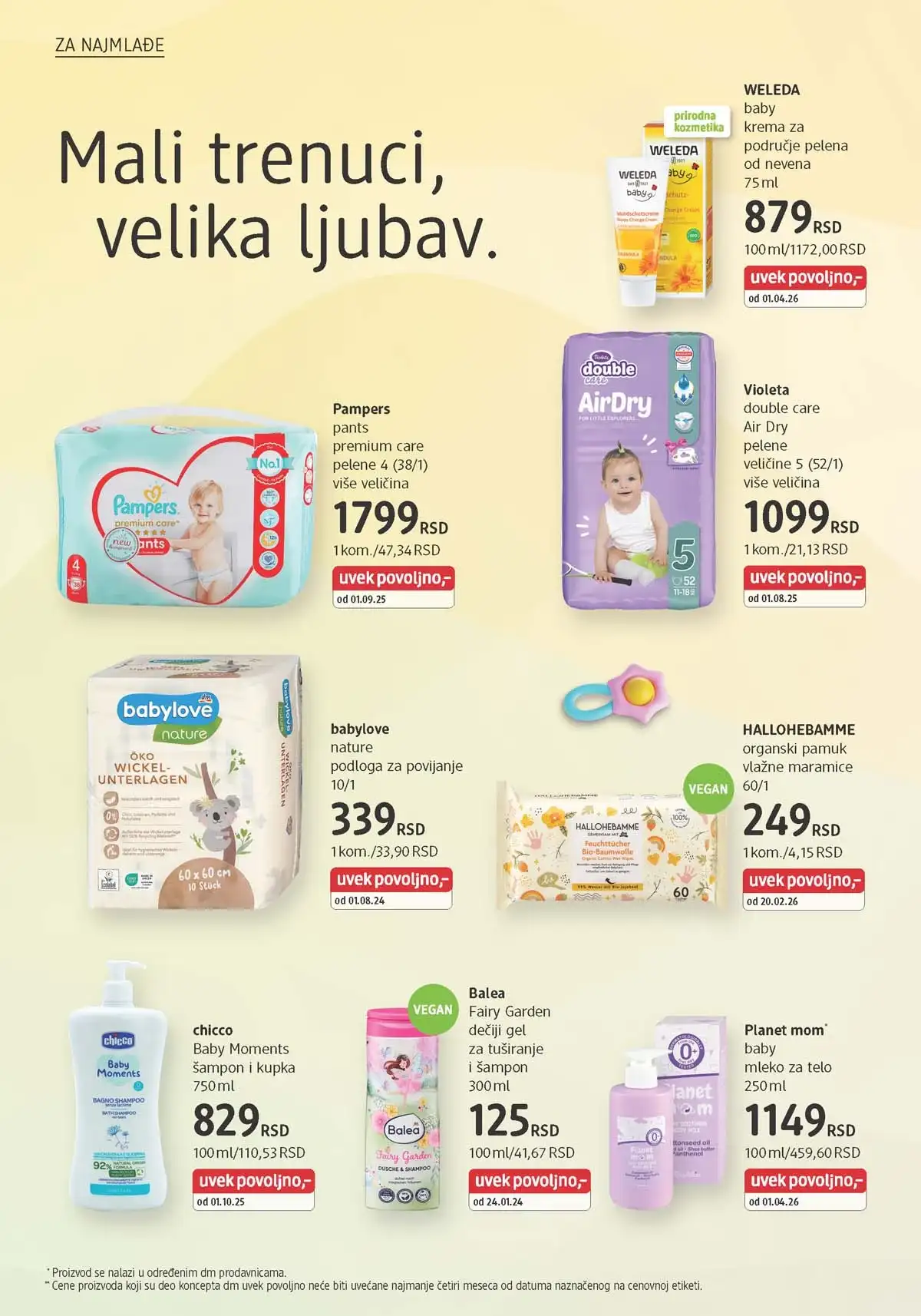 dm katalog akcija Srbija popusti na kozmetiku i negu do 30. aprila 2026. – strana 28