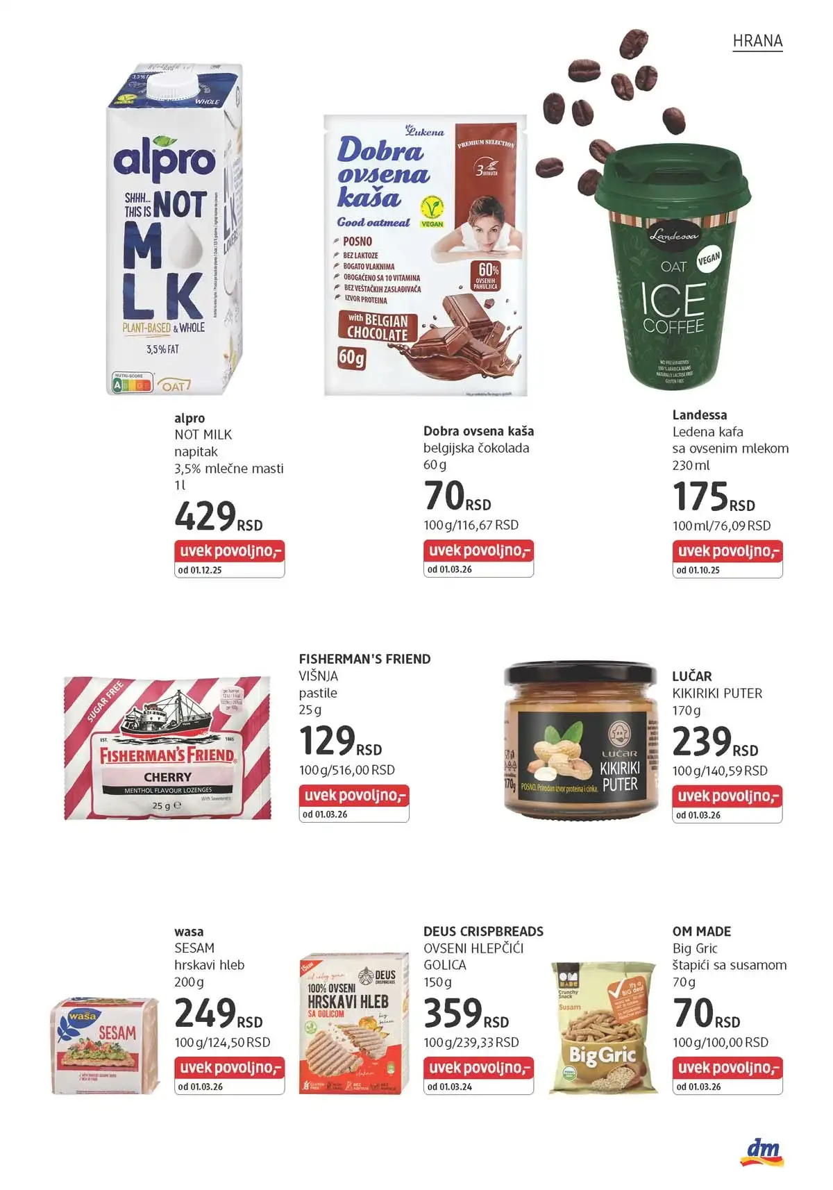 dm katalog akcija Srbija popusti na kozmetiku i negu do 30. aprila 2026. – strana 33