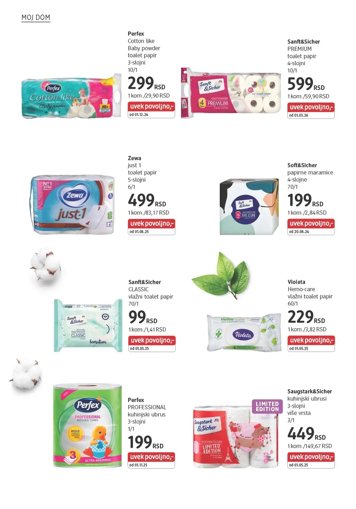 dm katalog akcija Srbija popusti na kozmetiku i negu do 30. aprila 2026. – strana 38