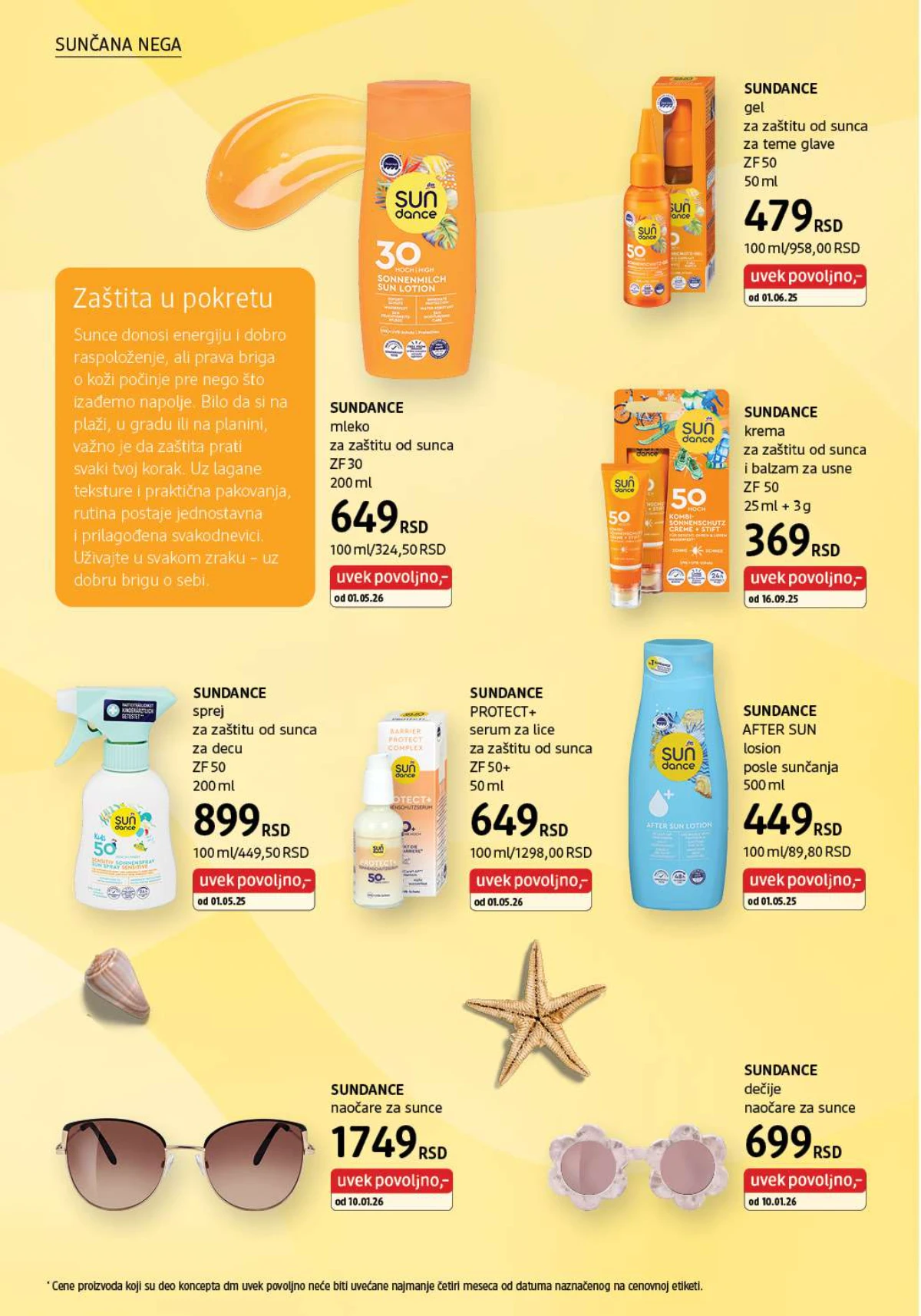 dm katalog akcija Srbija popusti na kozmetiku i negu do 31. maja 2026. – strana 28
