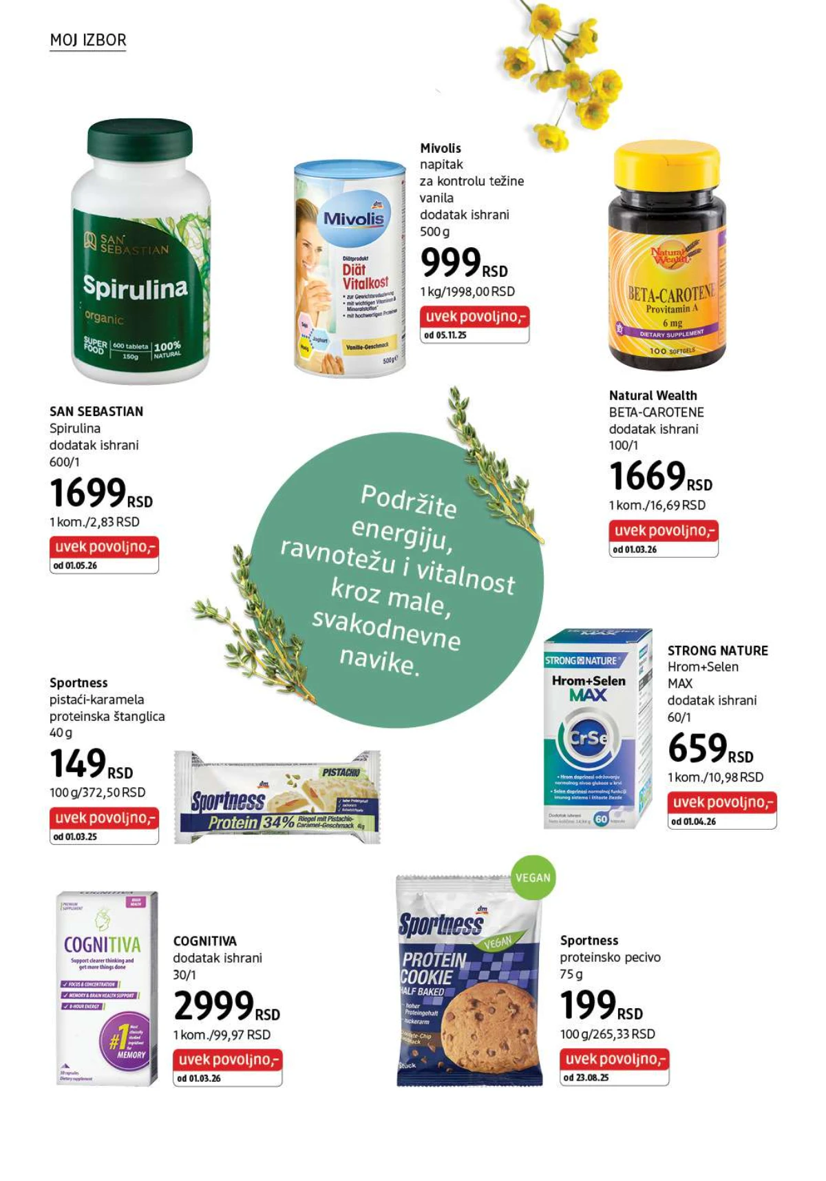 dm katalog akcija Srbija popusti na kozmetiku i negu do 31. maja 2026. – strana 34