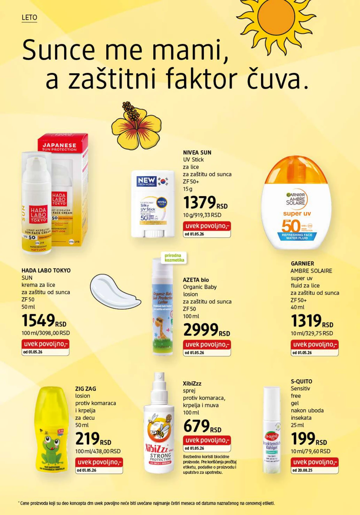dm katalog jul 2026 proizvodi za zaštitu od sunca i preparati protiv insekata strana 4