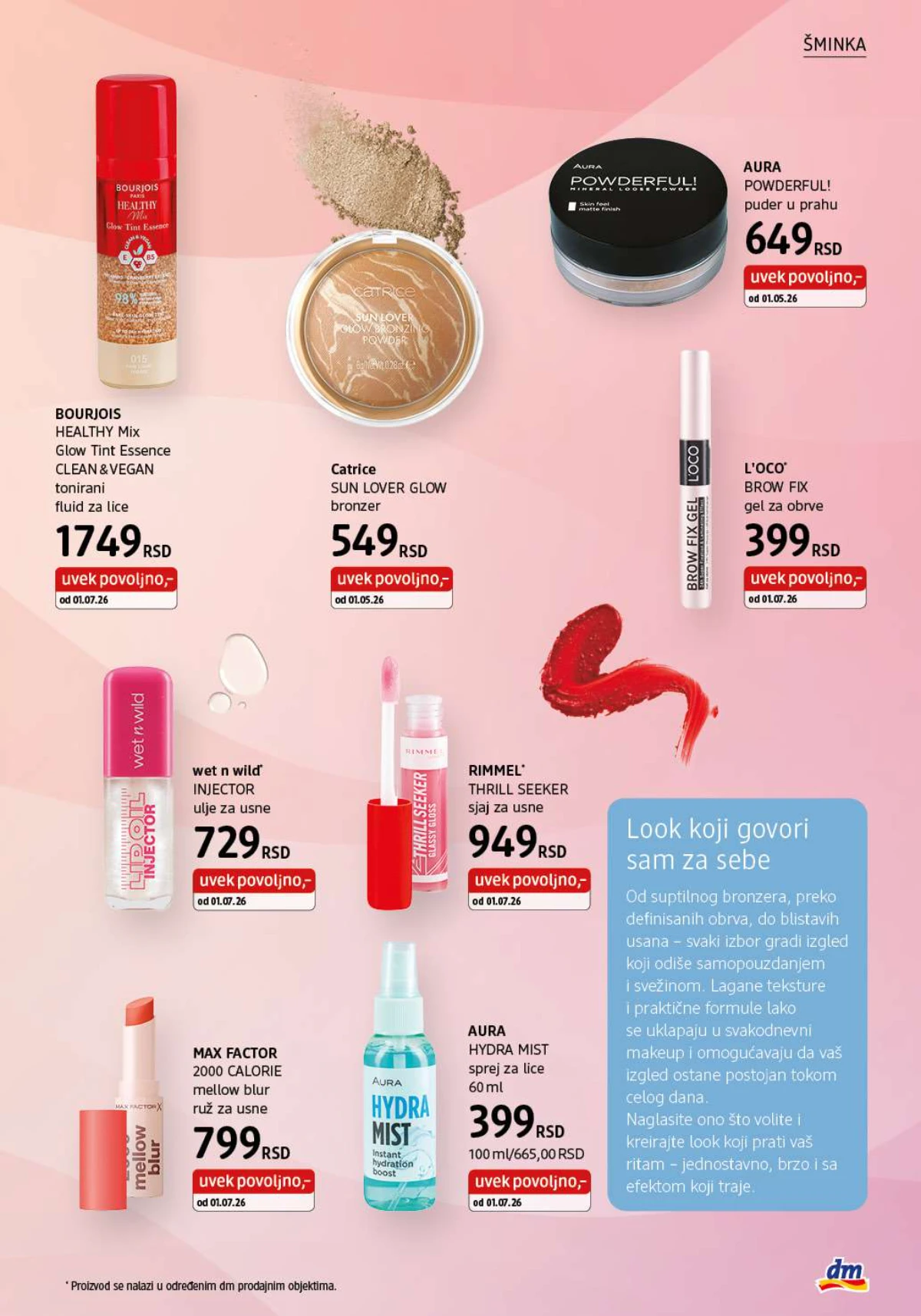 dm katalog jul 2026 dekorativna kozmetika i beauty proizvodi strana 9