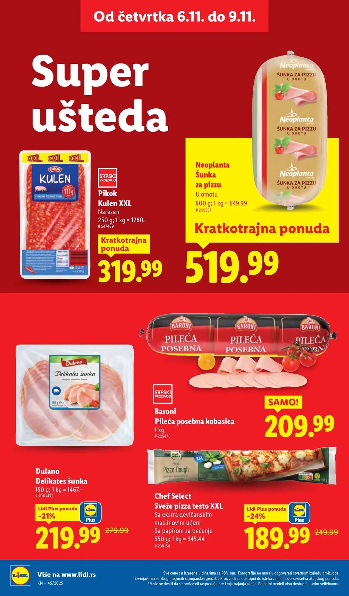 Lidl katalog sniženja Lidl akcija sniženja