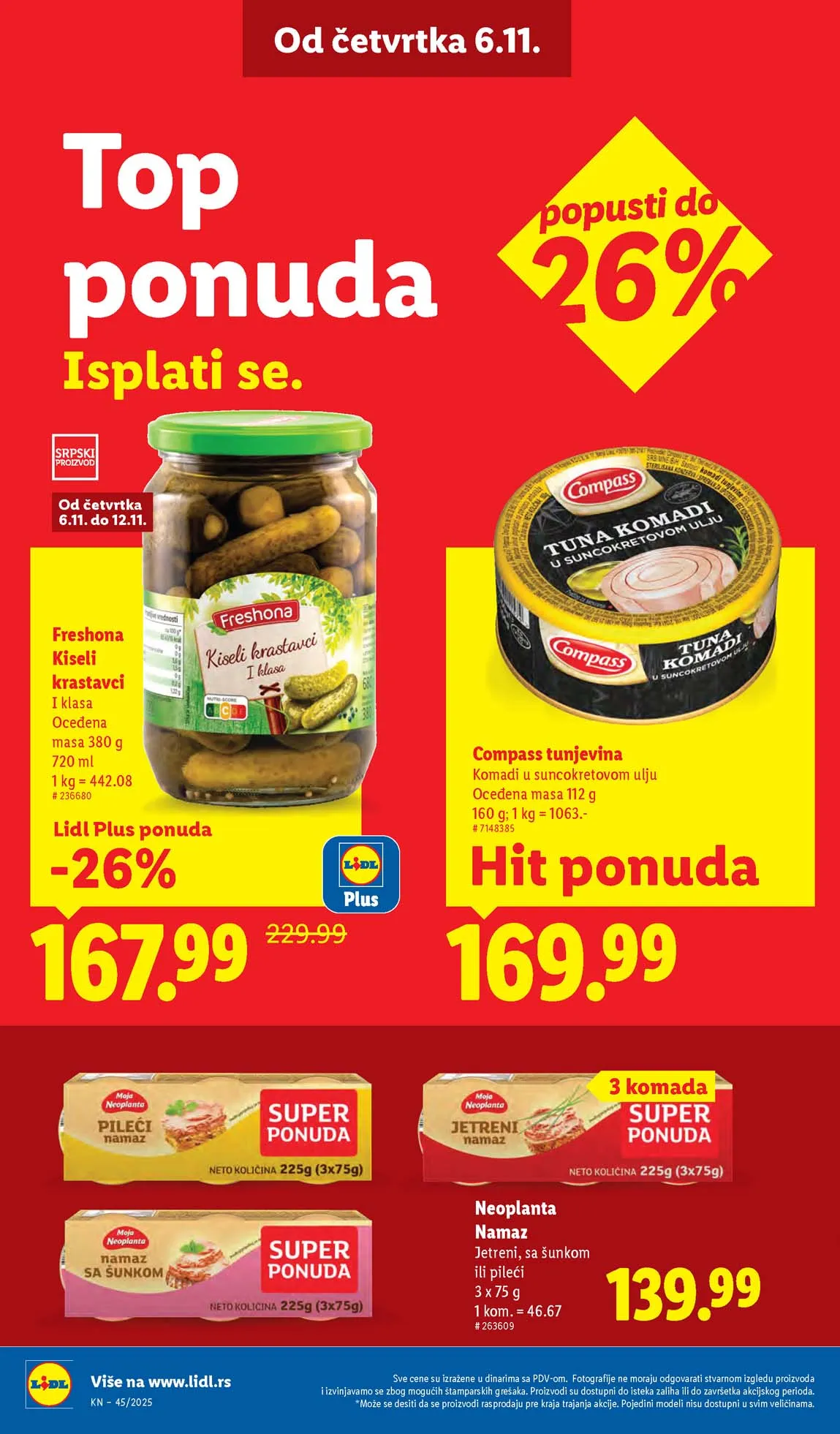 Lidl katalog sniženja Lidl akcija sniženja