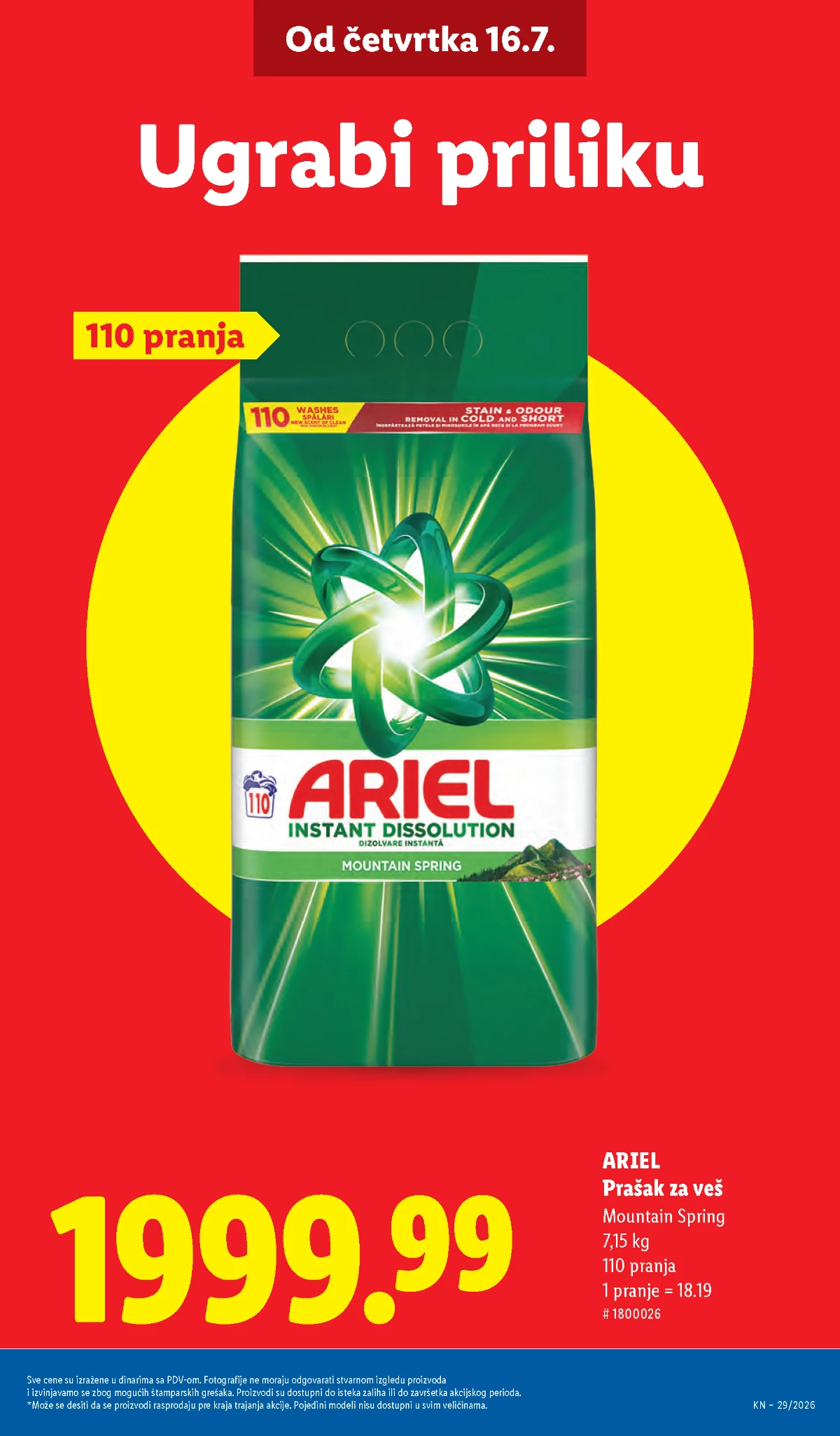 Lidl katalog – Bellarom Gold kafa, Nescafé Gold i Jacobs Monarch na akciji