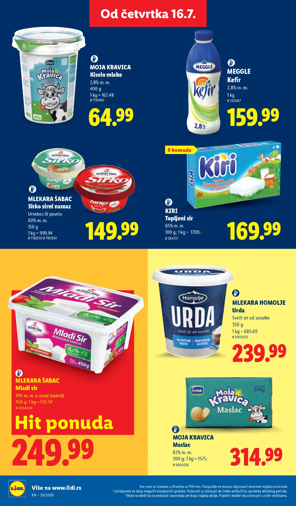 Grand kafa, Nescafe, Lino Lada i Nutella proizvodi na akciji