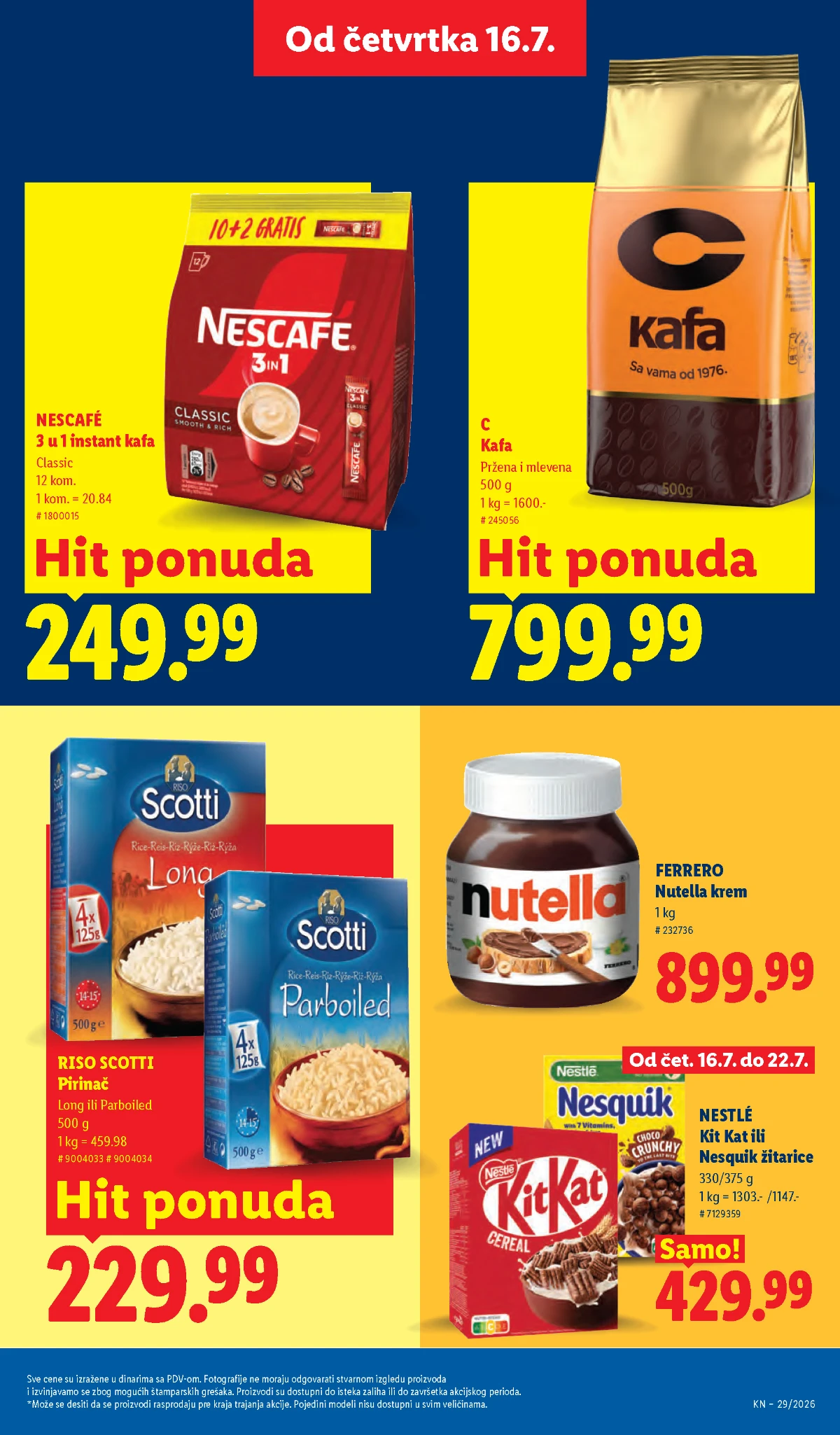 Felix, Friskies i Pedigree proizvodi za pse i mačke na sniženju
