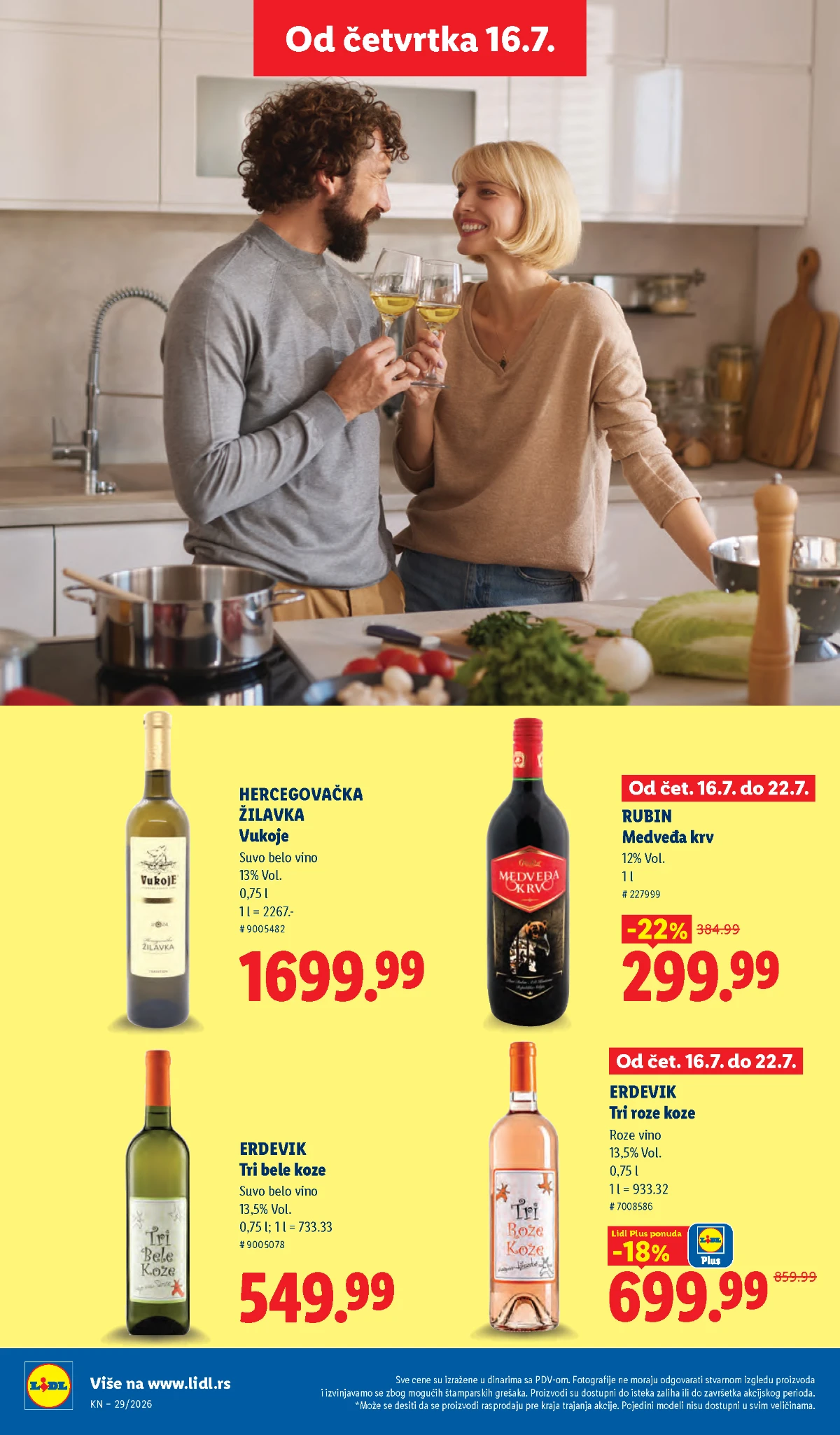 Stalno povoljno Lidl ponuda prehrambenih proizvoda