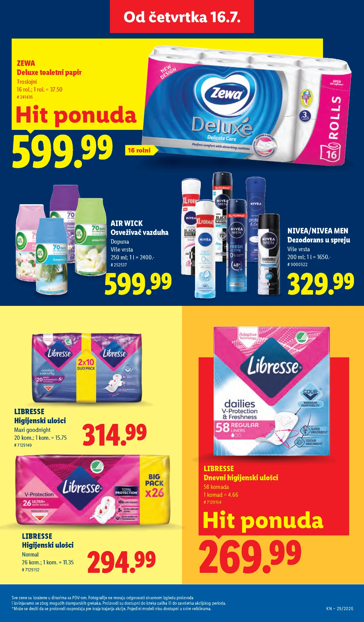Pampers Palmolive Ki Ki i voćni napici na akciji