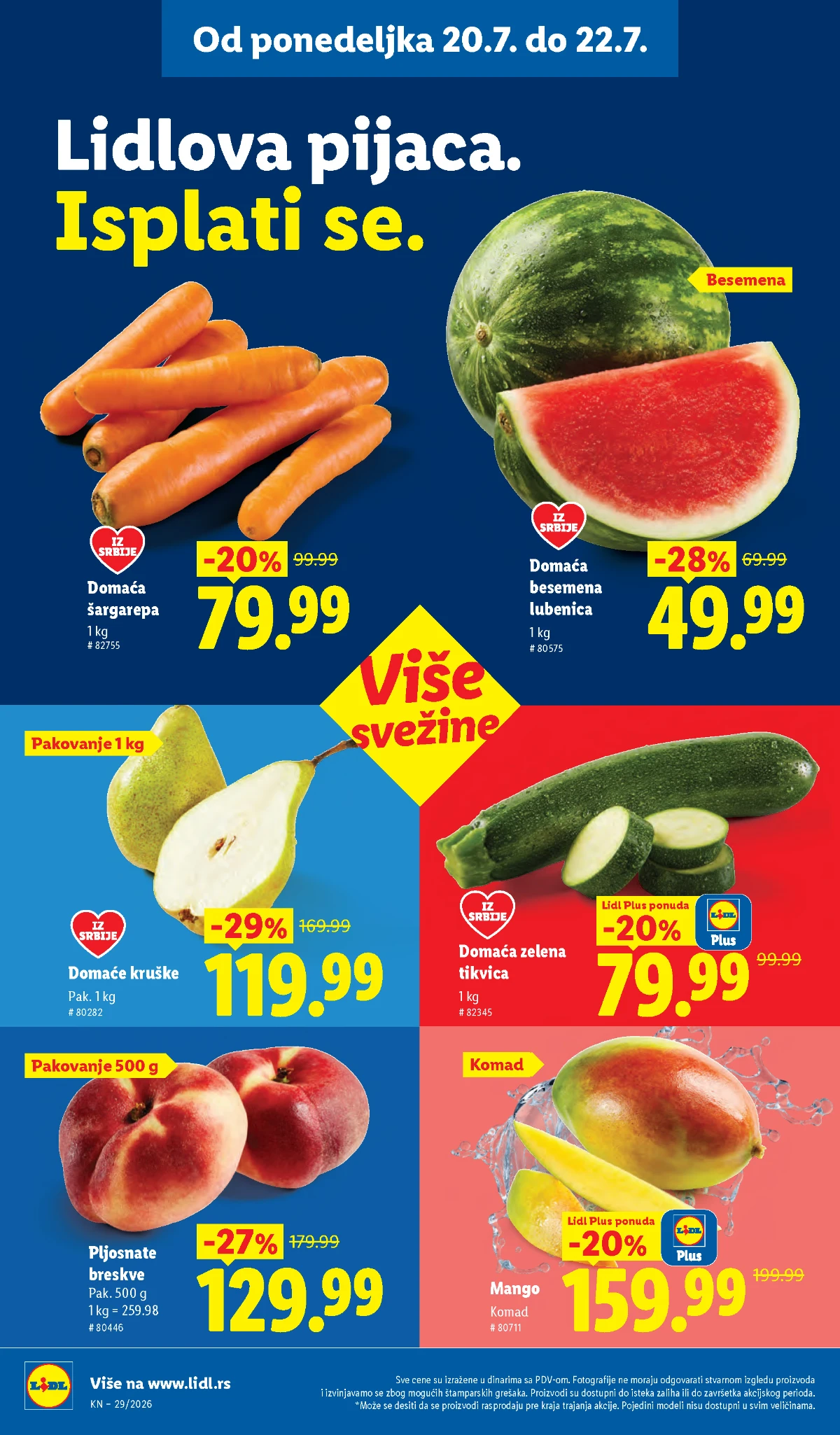 Lidl katalog strana 102 – završne Lidl akcije i sniženja