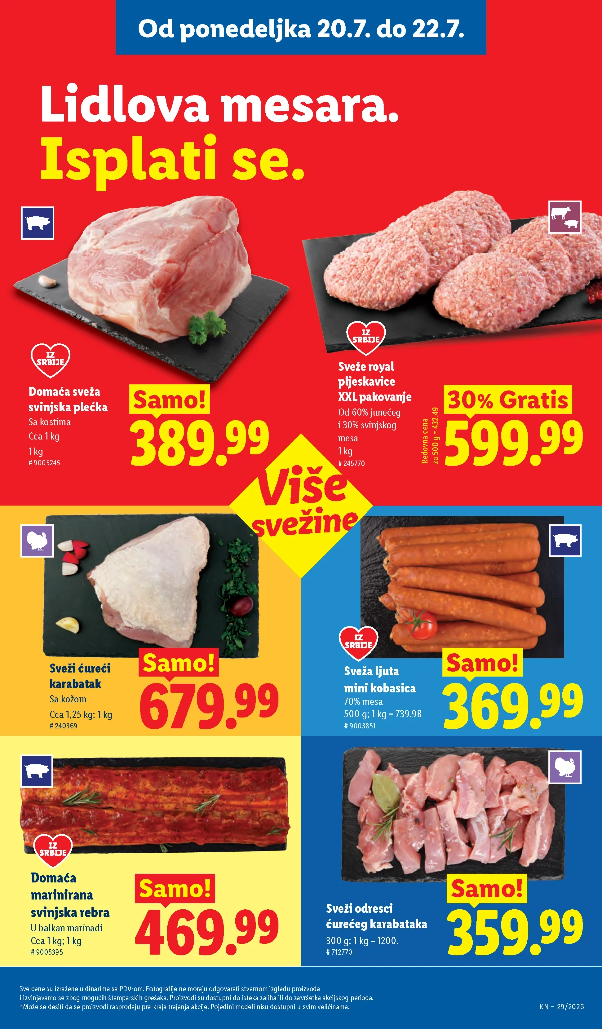 Lidl katalog strana 103 – završne Lidl akcije i sniženja