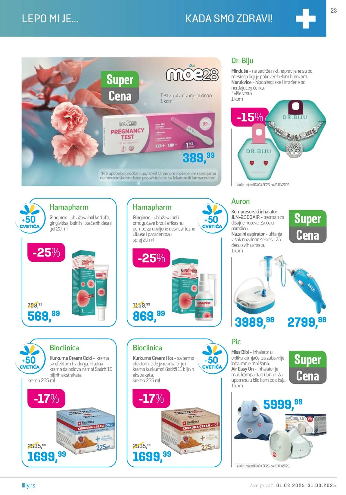 LILLY DROGERIE KATALOG AKCIJA