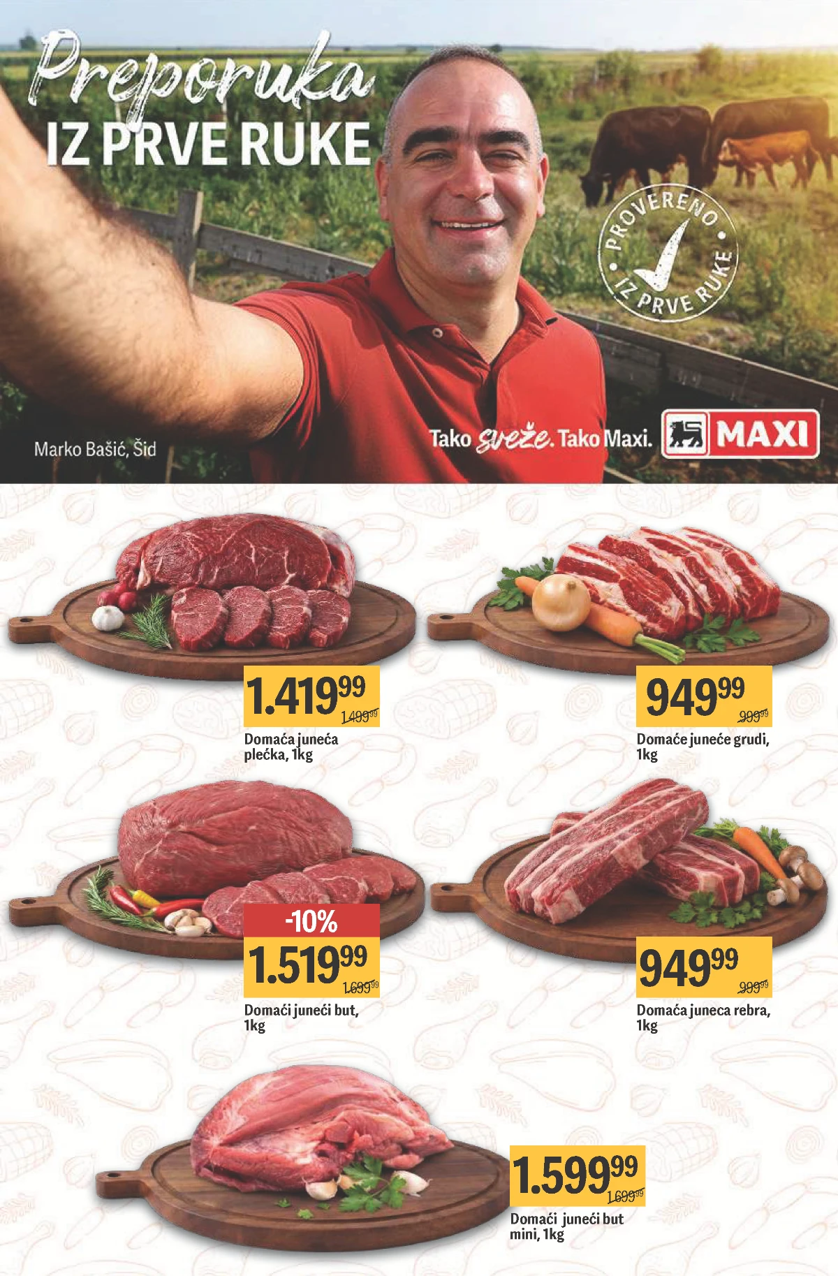 Maxi katalog – domaća junetina