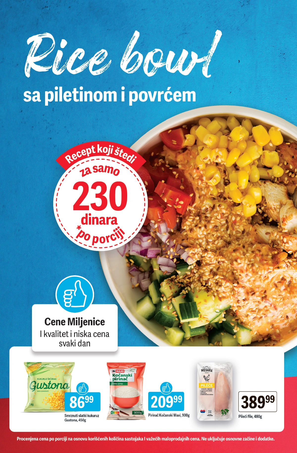 Maxi katalog – recept rice bowl