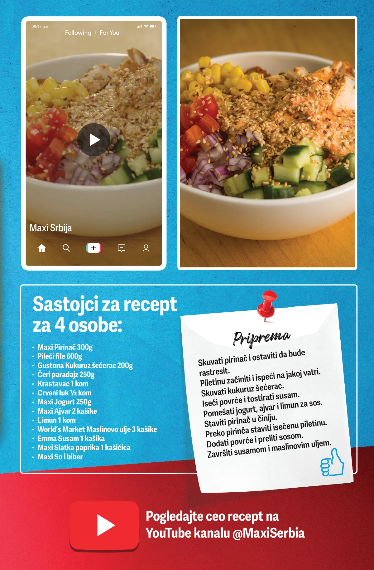 Maxi katalog – recept za rice bowl