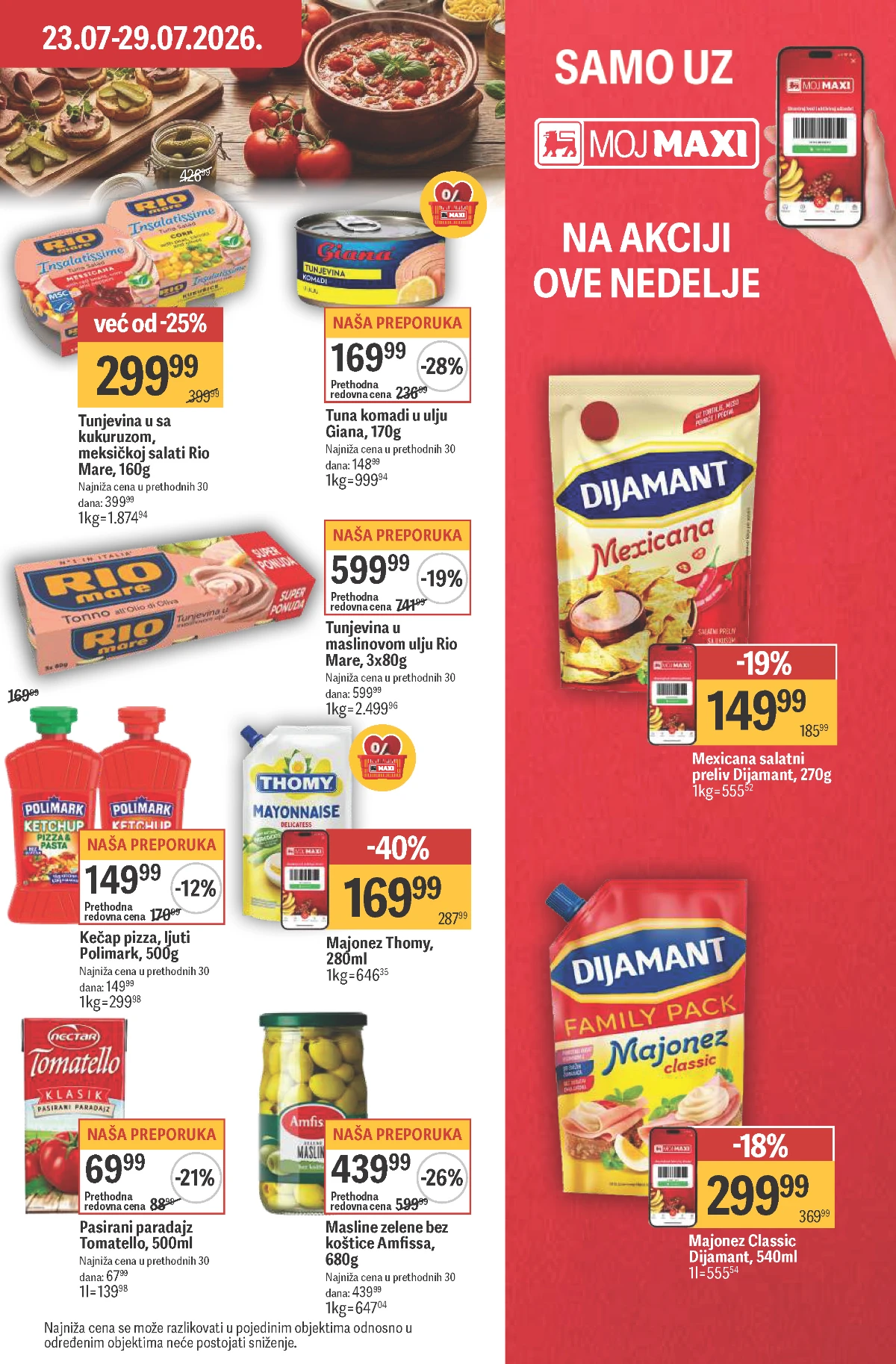 Maxi katalog – nova nedeljna ponuda