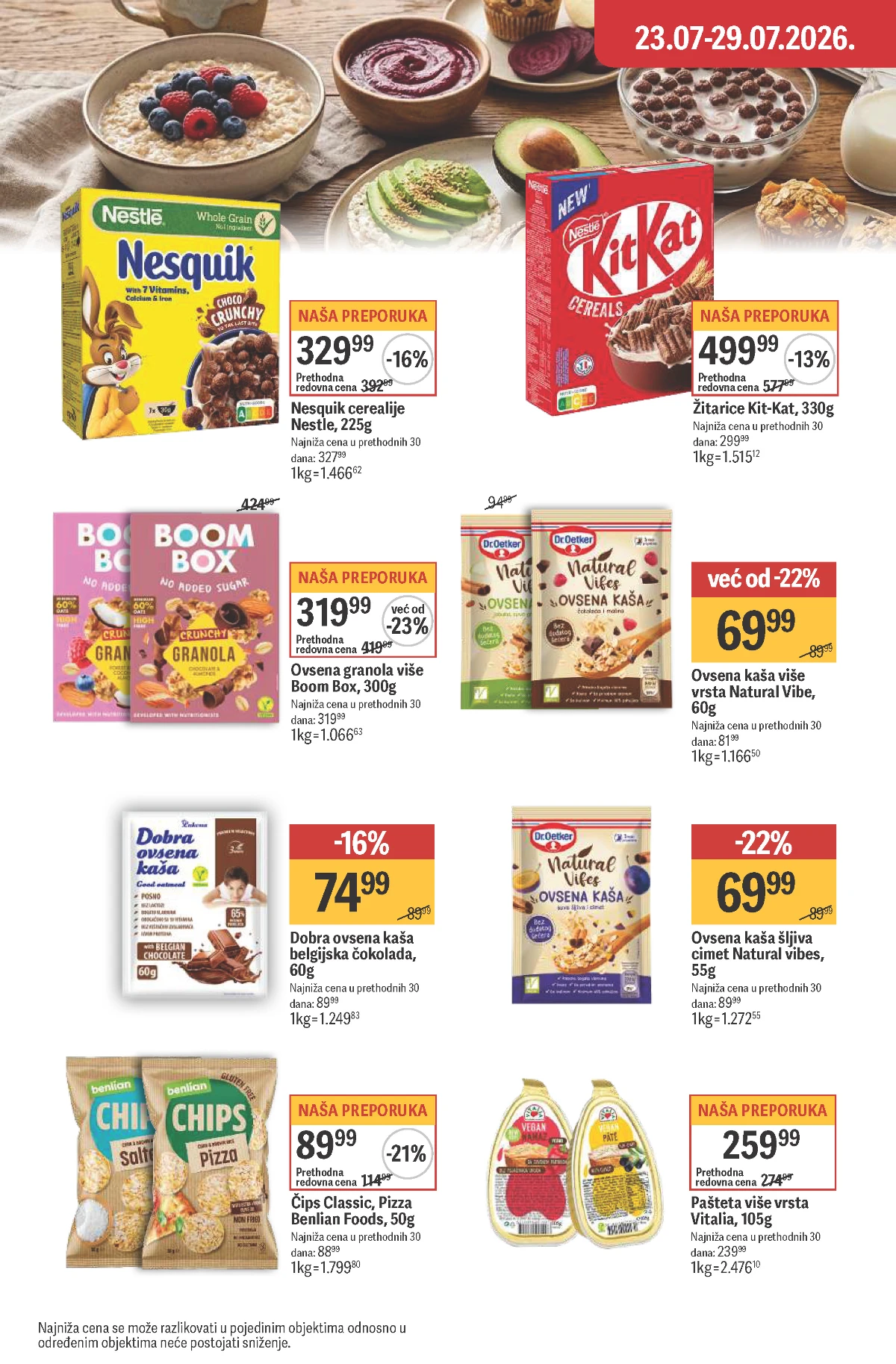 Maxi katalog – nova ponuda prehrambenih proizvoda