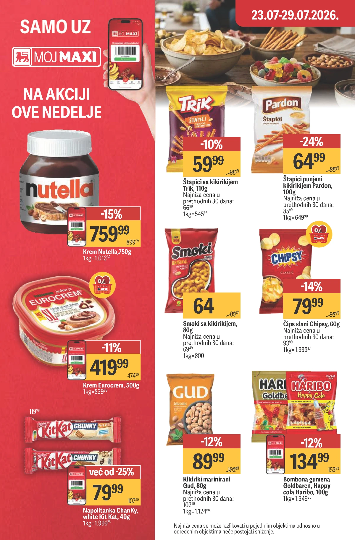 Maxi katalog – nova nedeljna ponuda