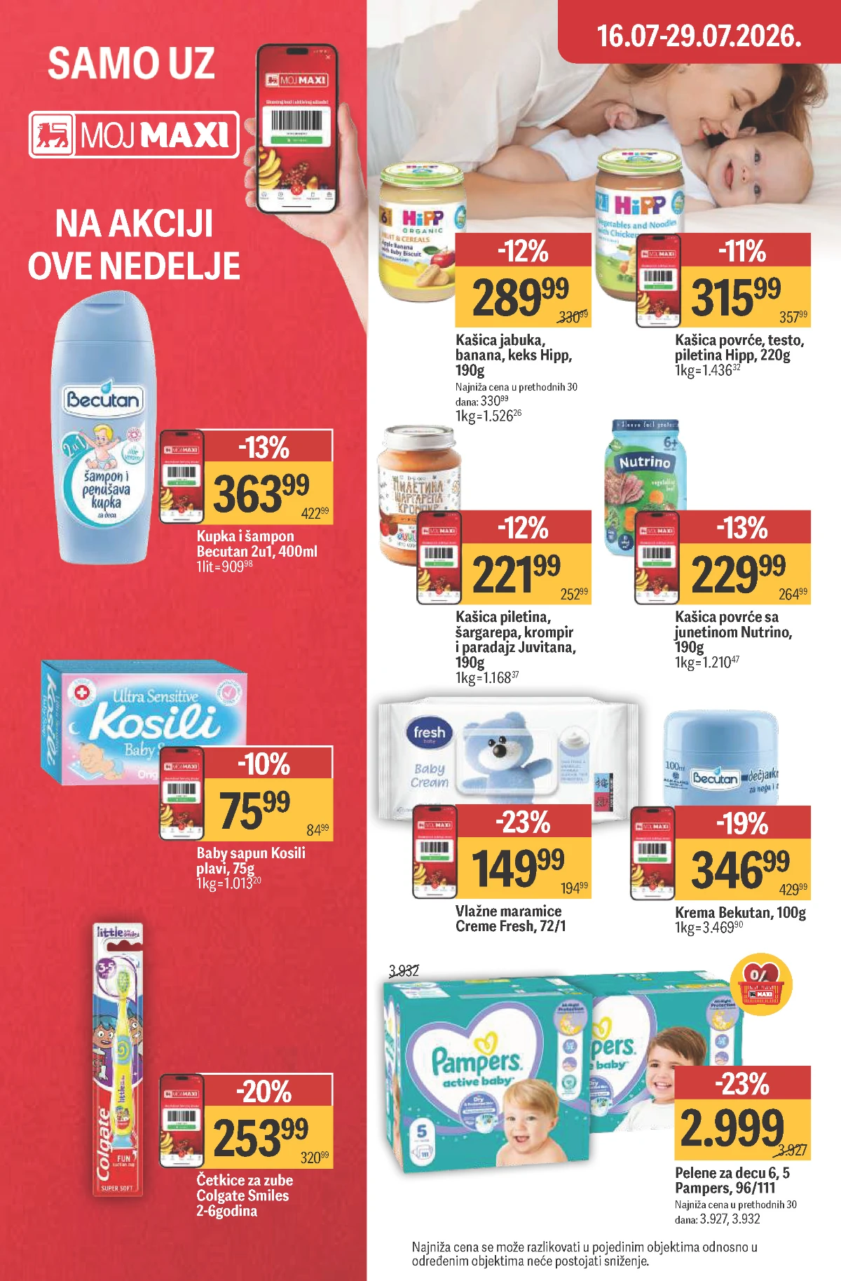 Maxi katalog – nastavak nedeljne akcije