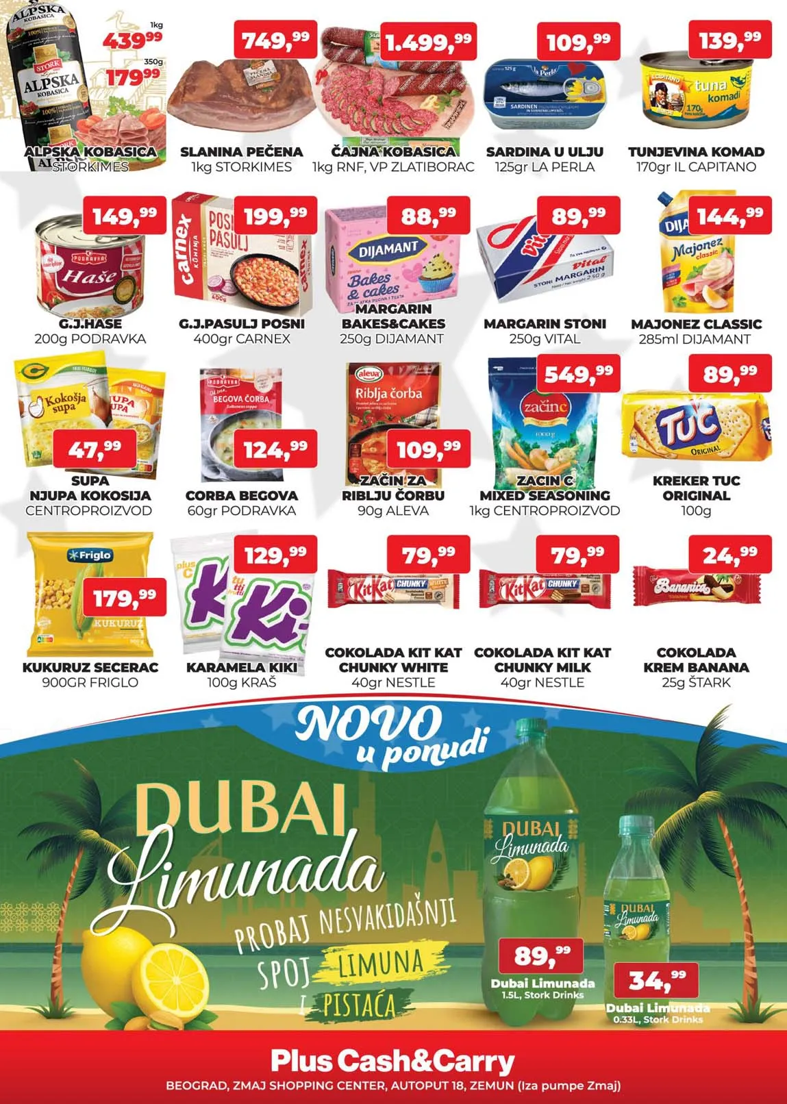 Sniženja Plus cash carry ZMAJ Trgovina Nedeljna ponuda
