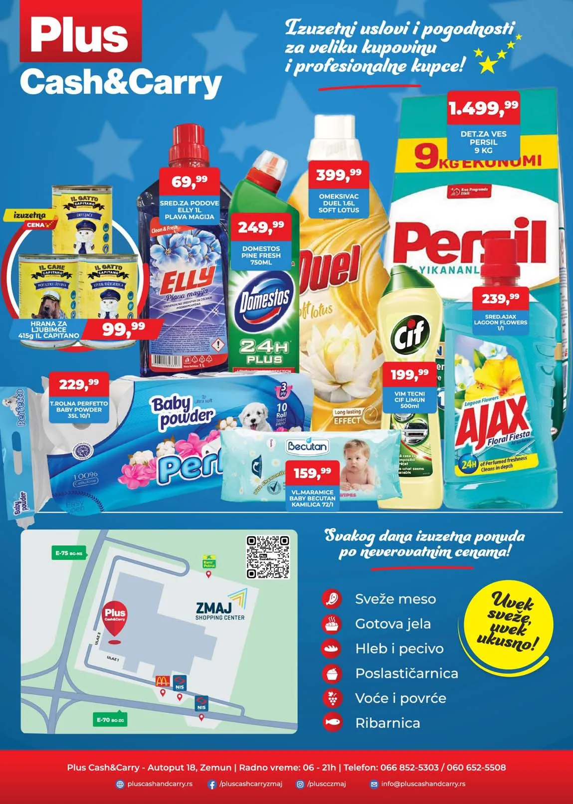 Sniženja Plus cash carry ZMAJ Trgovina Nedeljna ponuda