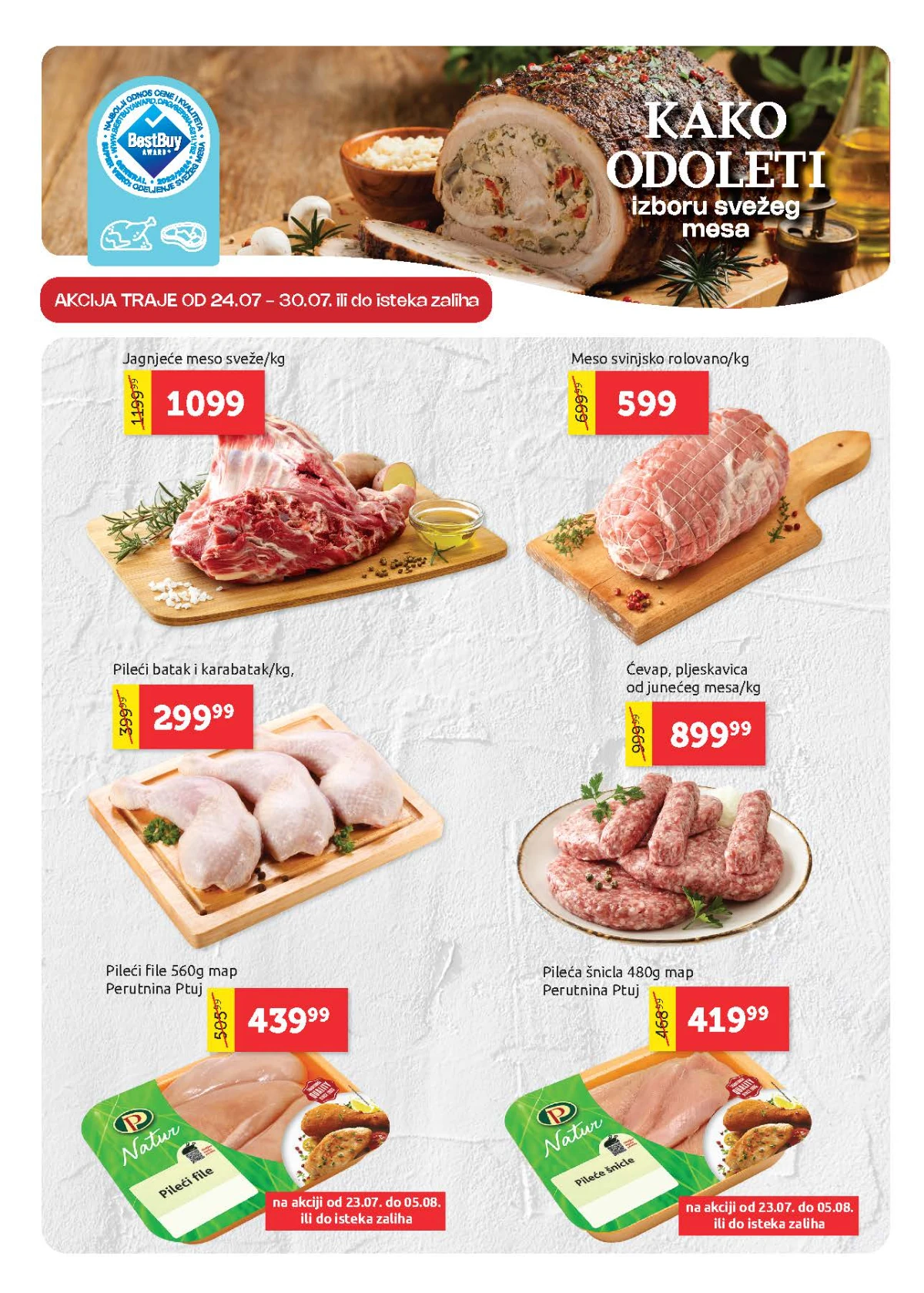 Super VERO katalog – sveže meso i piletina na akciji