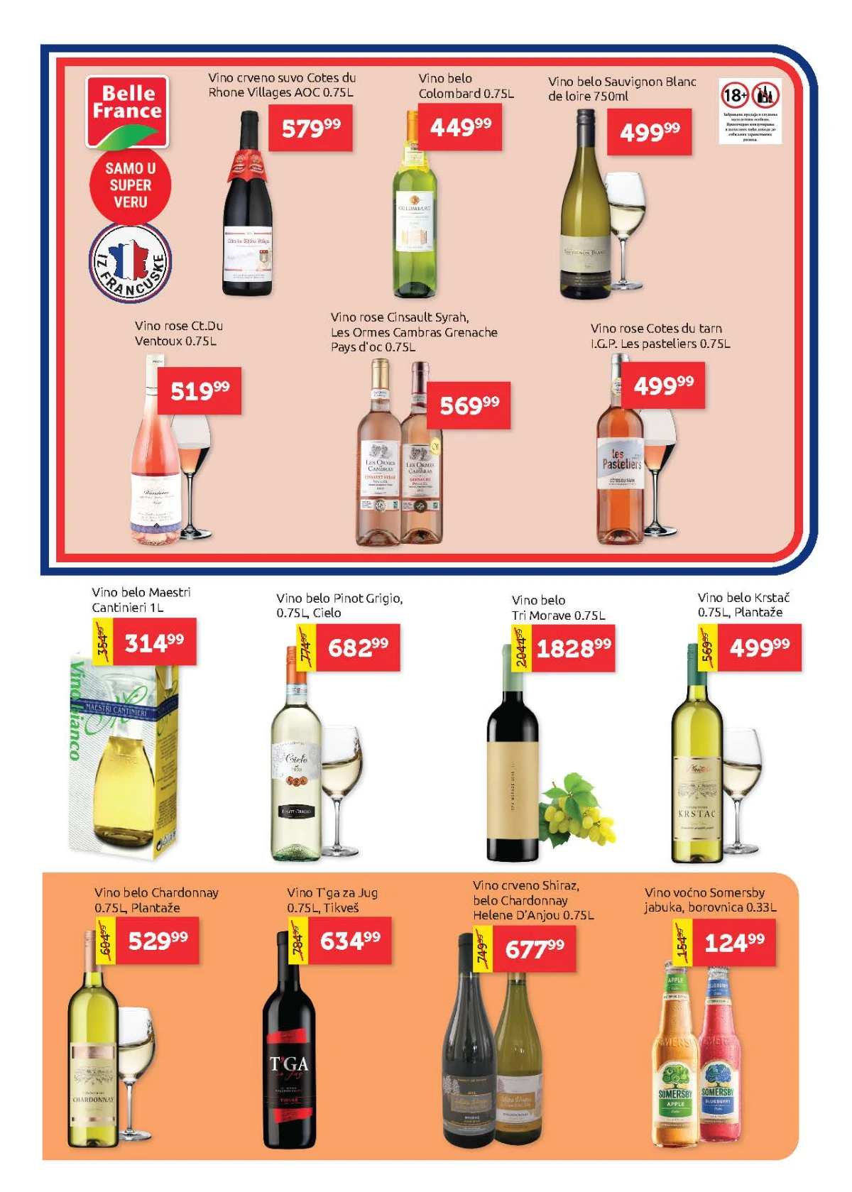Super VERO katalog – bezalkoholna pića i sokovi na akciji