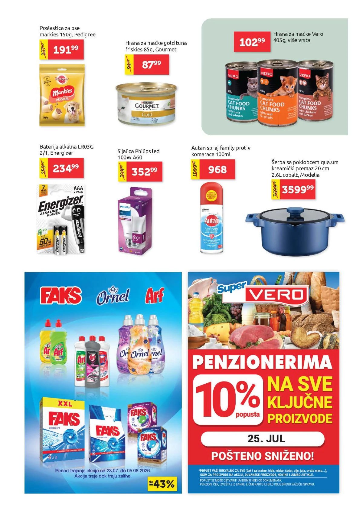 Super VERO katalog – pasta za zube, dezodoransi i proizvodi za negu