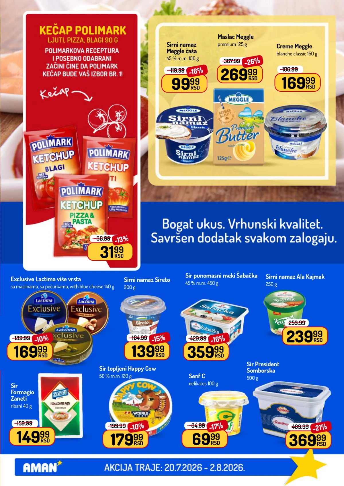 Mikado konzervirani proizvodi u Aman katalogu.