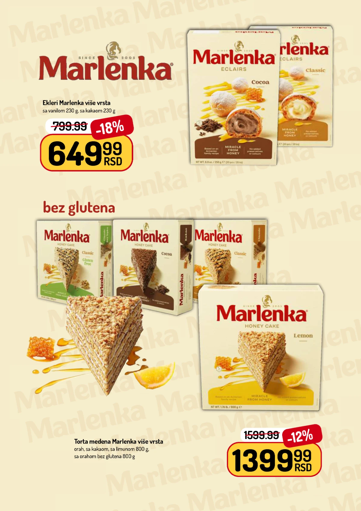 Konzervirano povrće, ajvar i džemovi u Aman katalogu.