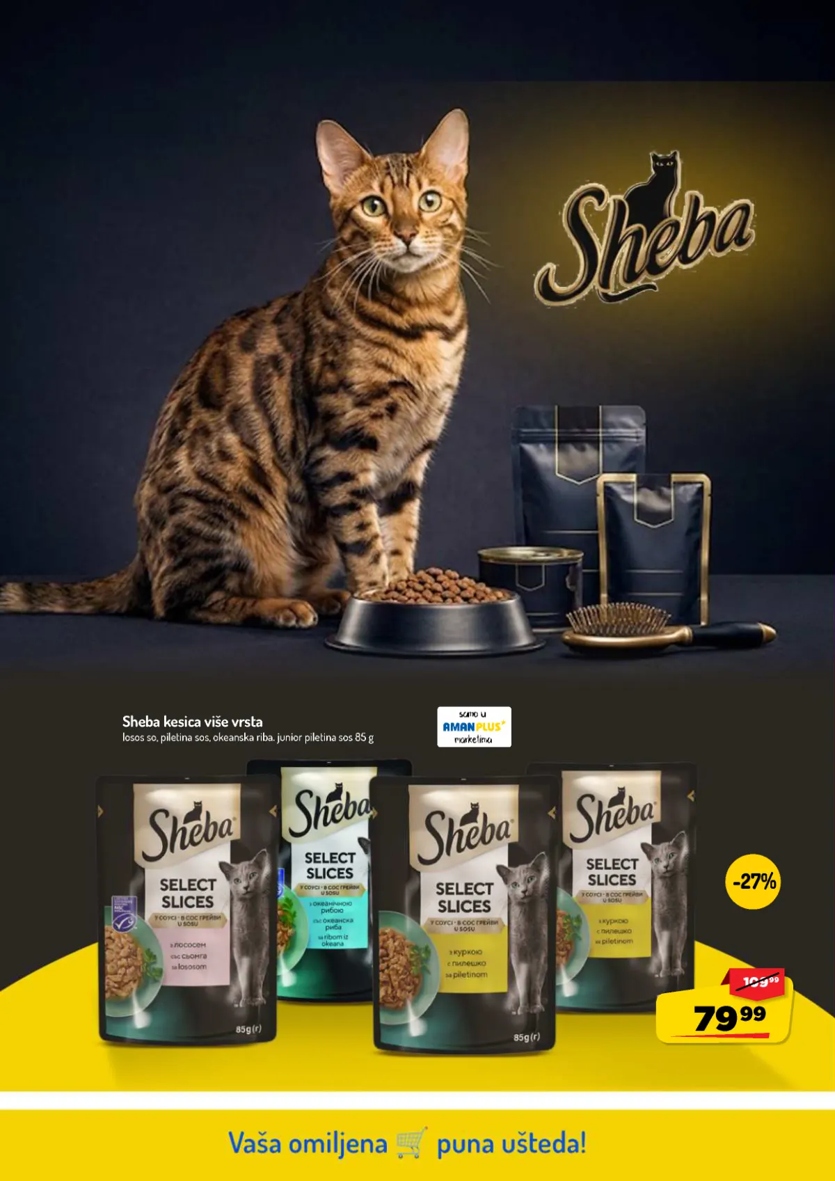 AMAN katalog strana 42 – Sheba hrana za mačke u više ukusa sa popustima do 27%