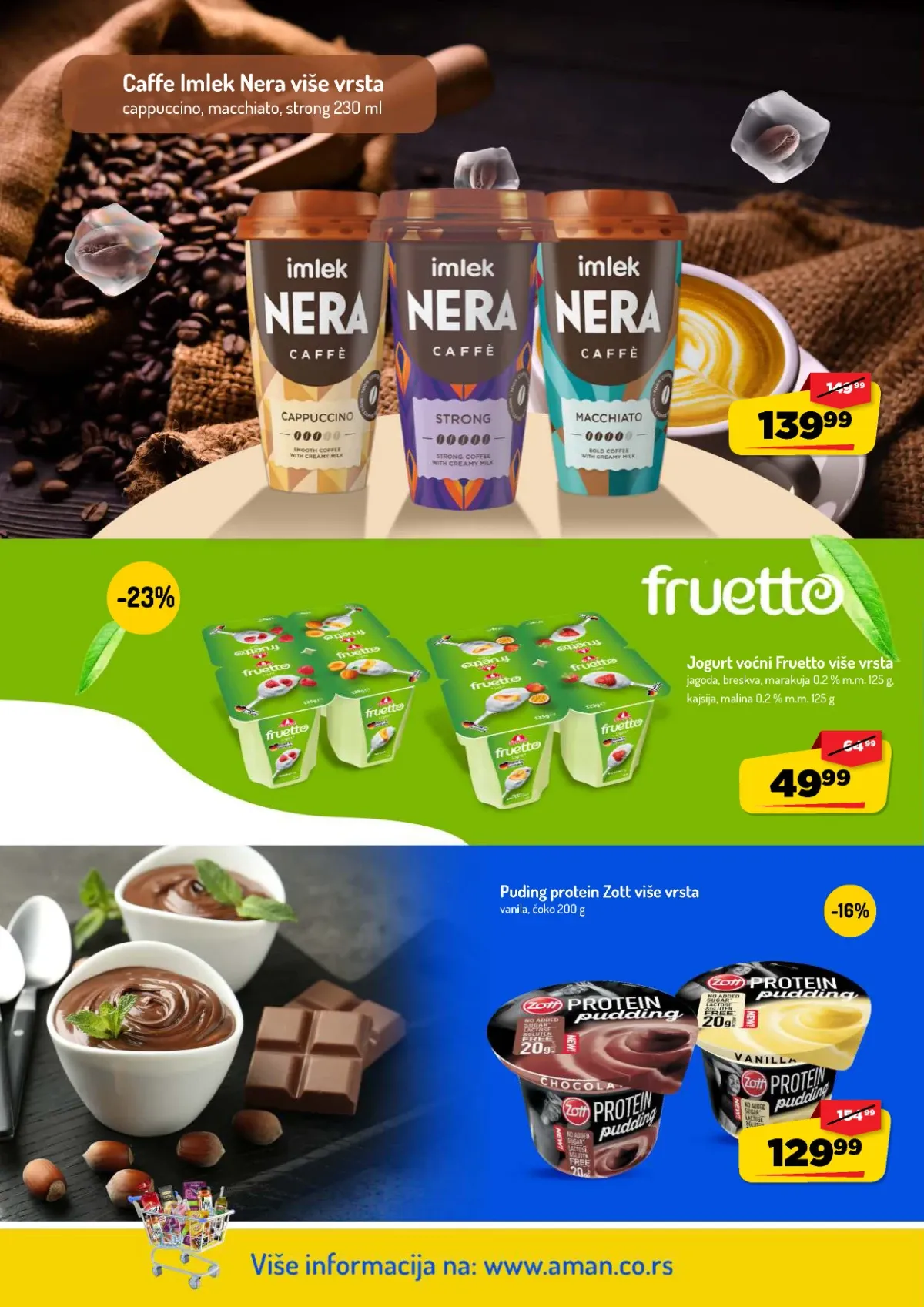 AMAN katalog do 13.09.2026. – Caffe Imlek Nera i Fruetto voćni jogurt na akciji