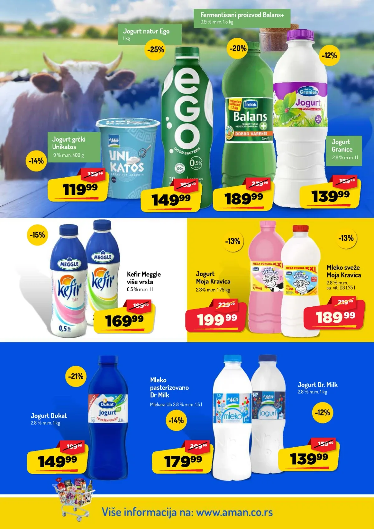 AMAN katalog do 13.09.2026. – Ego jogurt i Dukat jogurt na akciji