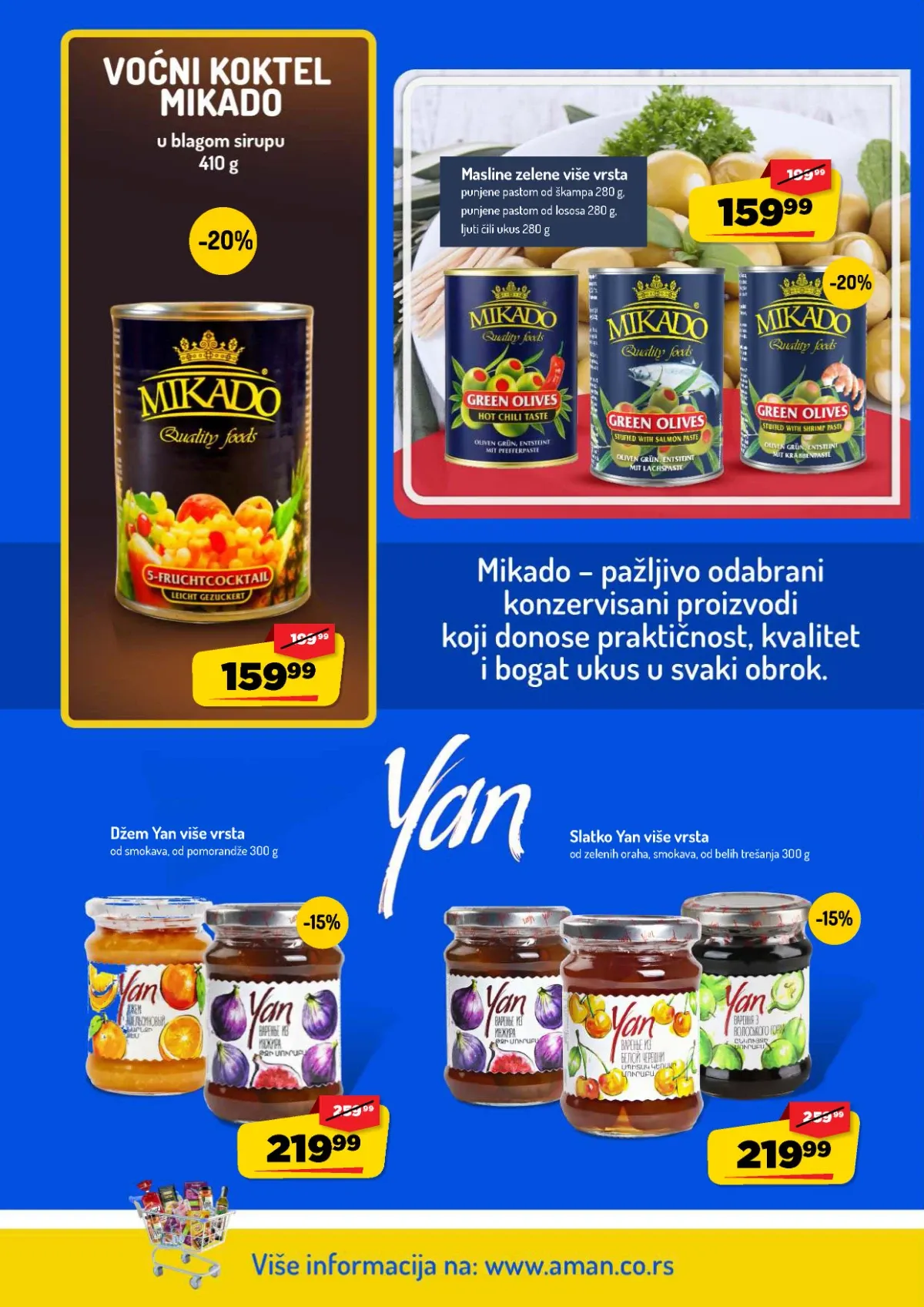 AMAN katalog do 13.09.2026. – zelene masline i Yan džem na akciji