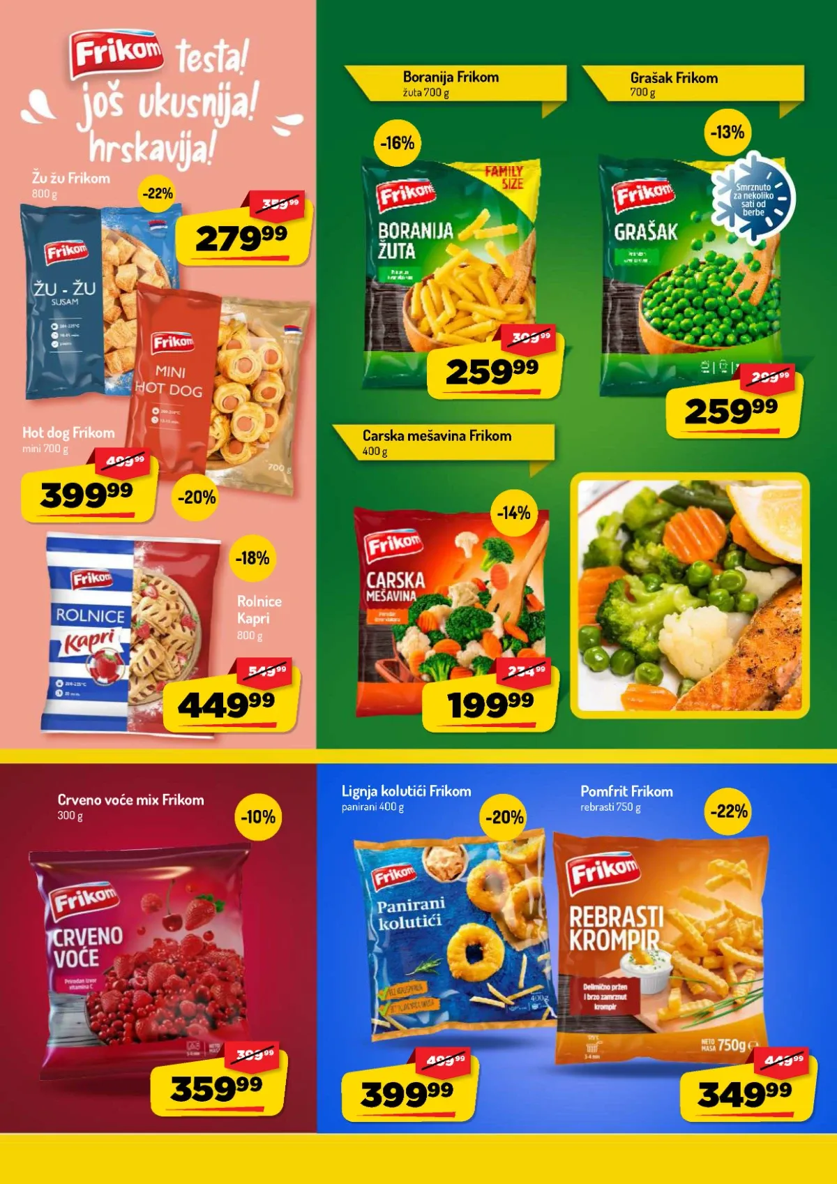 AMAN katalog do 13.09.2026. – Frikom Žu Žu i rebrasti pomfrit na akciji
