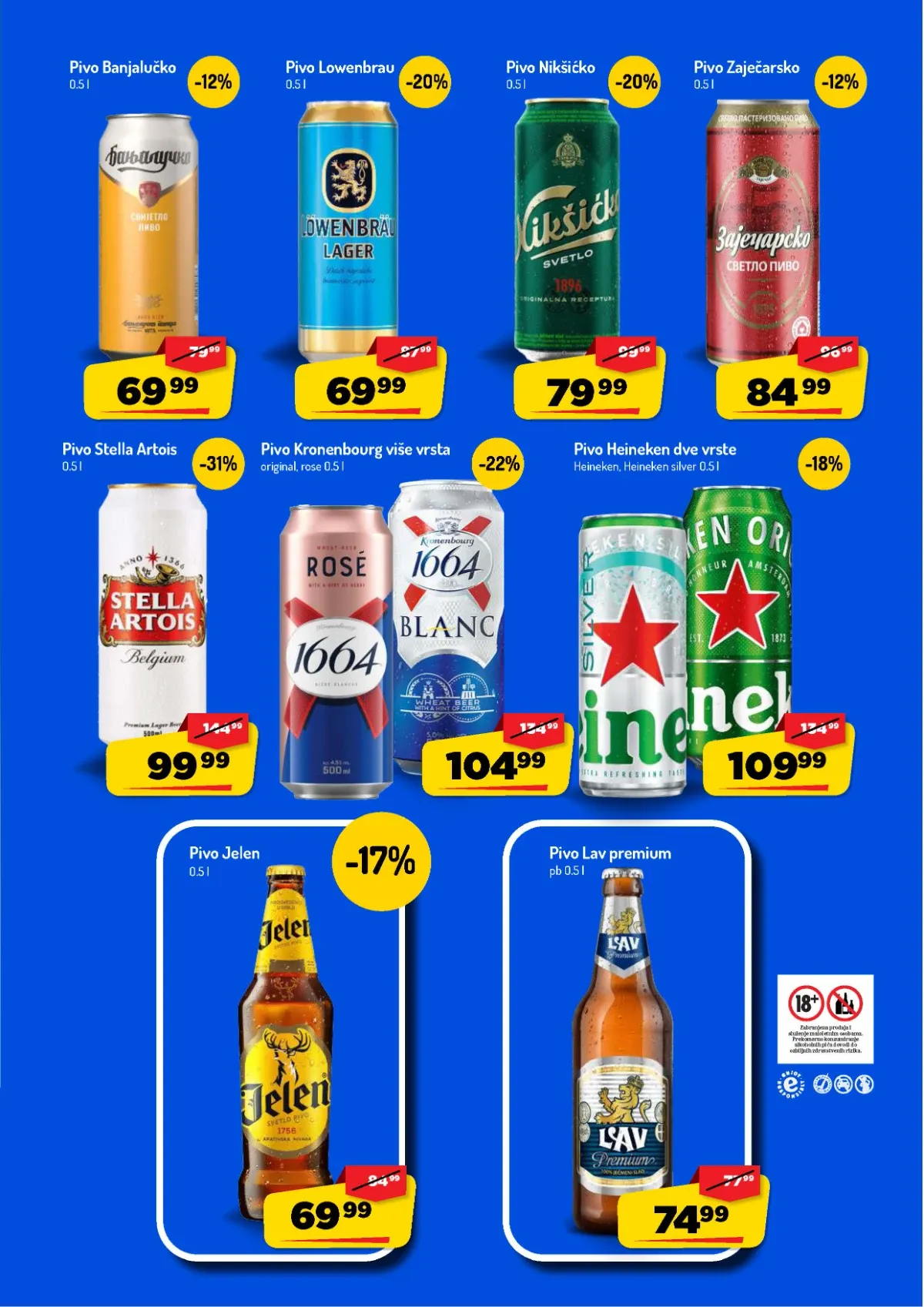 AMAN katalog do 13.09.2026. – Stella Artois i Kronenbourg pivo na akciji