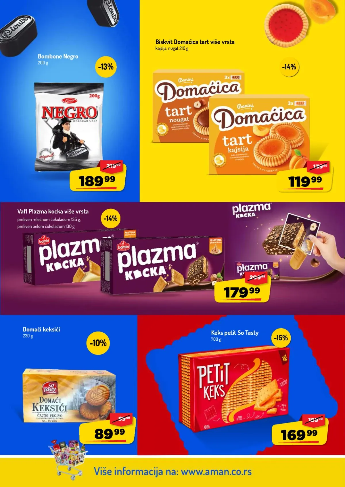 AMAN katalog do 13.09.2026. – Plazma kocke i Domaćica Tart keks na akciji