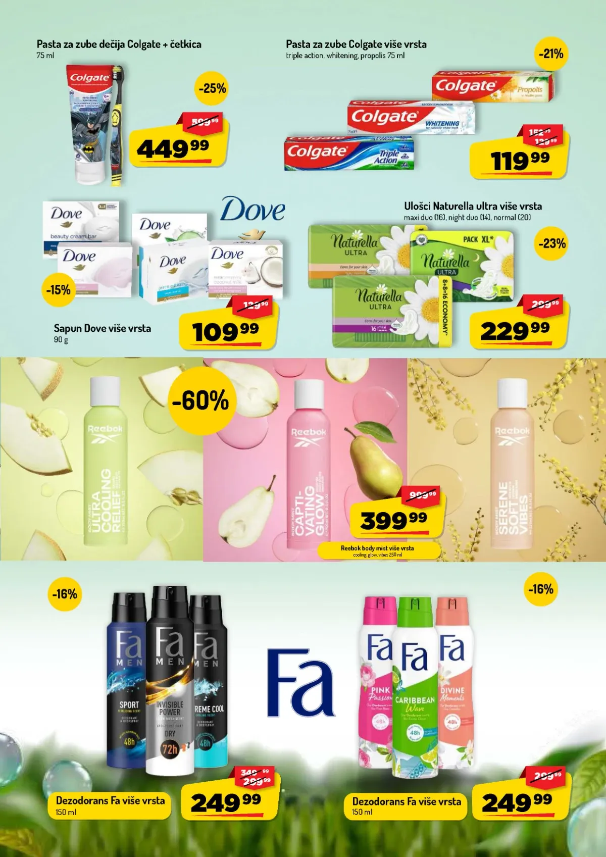 AMAN katalog do 13.09.2026. – Reebok body mist snižen 60% i Colgate dečji set na akciji