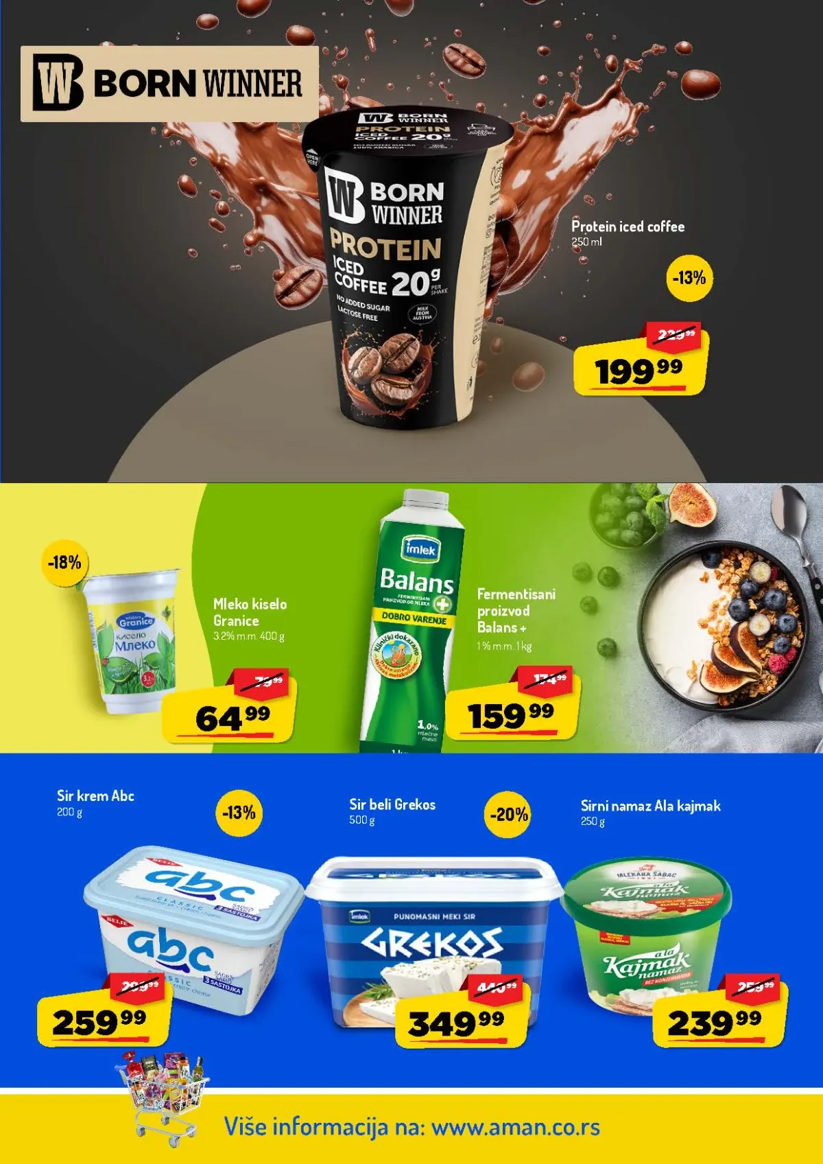AMAN katalog – Grekos sir, ABC krem sir i Balans plus